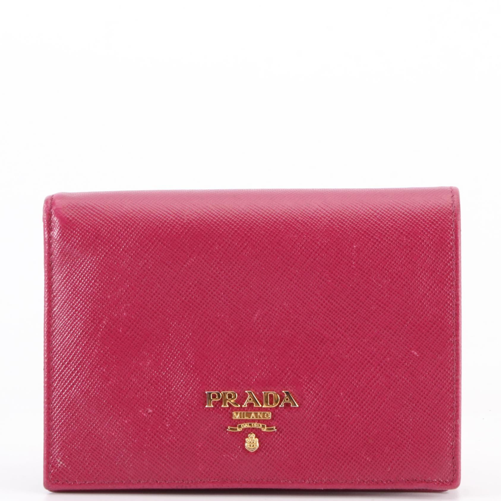 Prada Saffiano Leather Wallet with Box