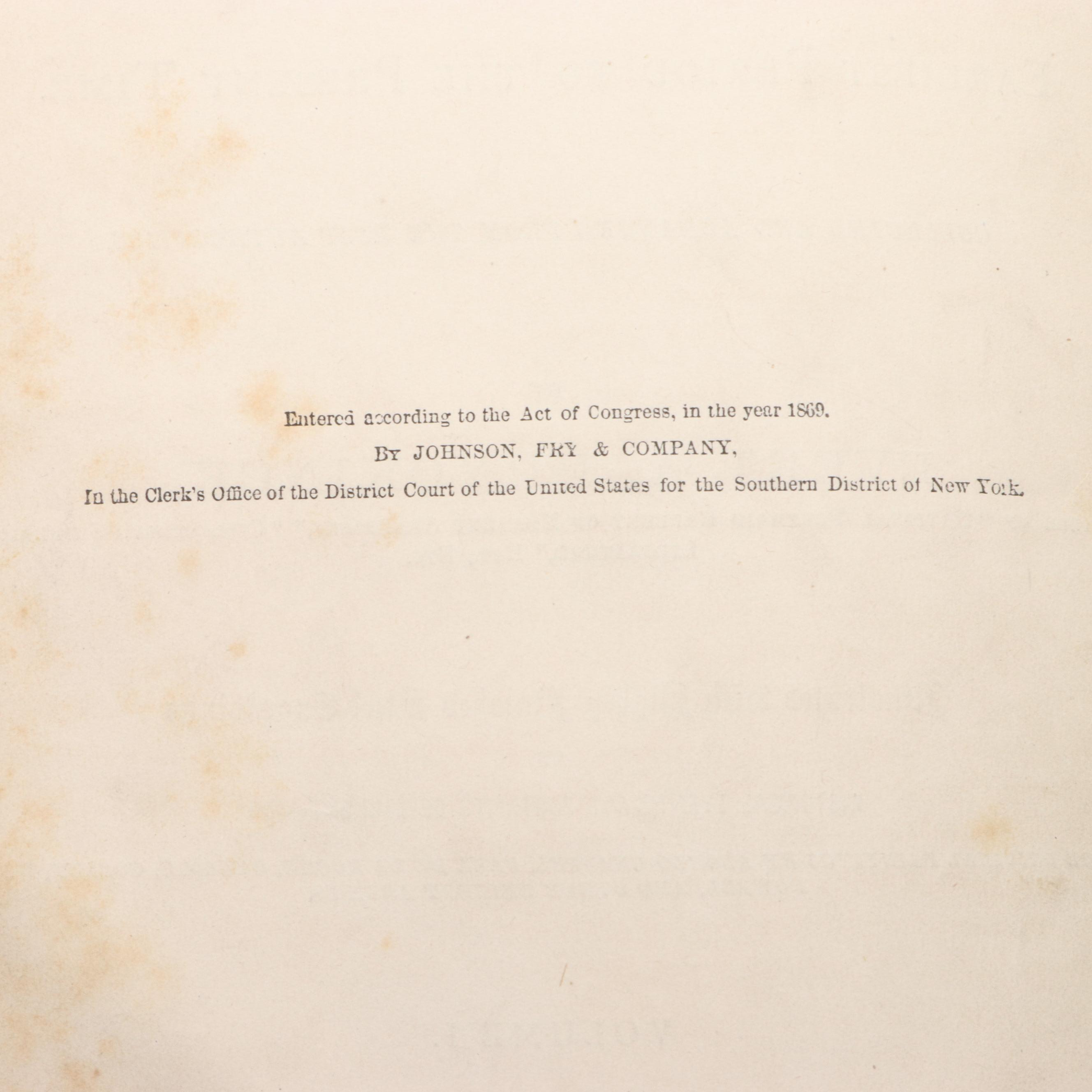 "History of the World" Four-Volume Set by Evert A. Duycknick, 1869