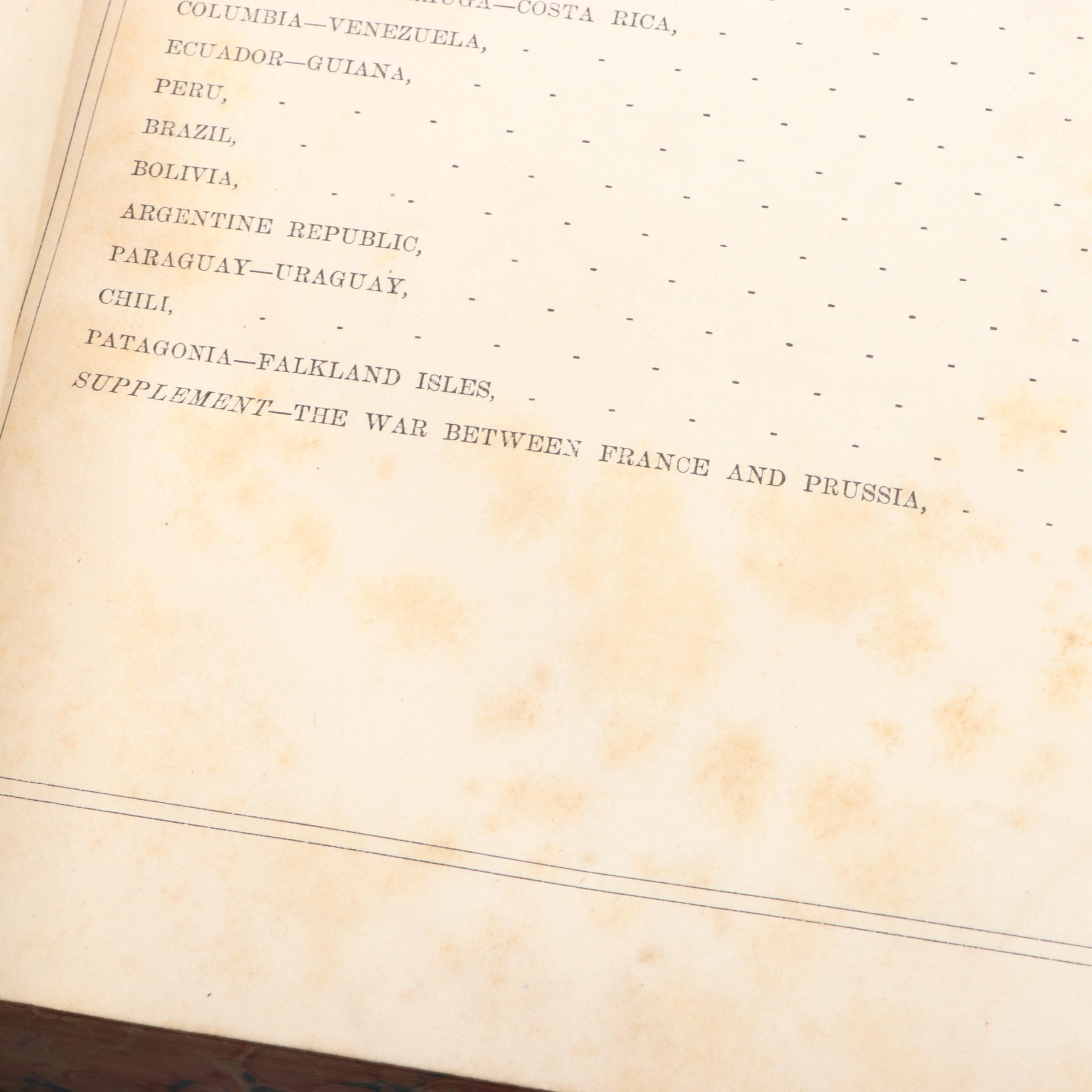 "History of the World" Four-Volume Set by Evert A. Duycknick, 1869