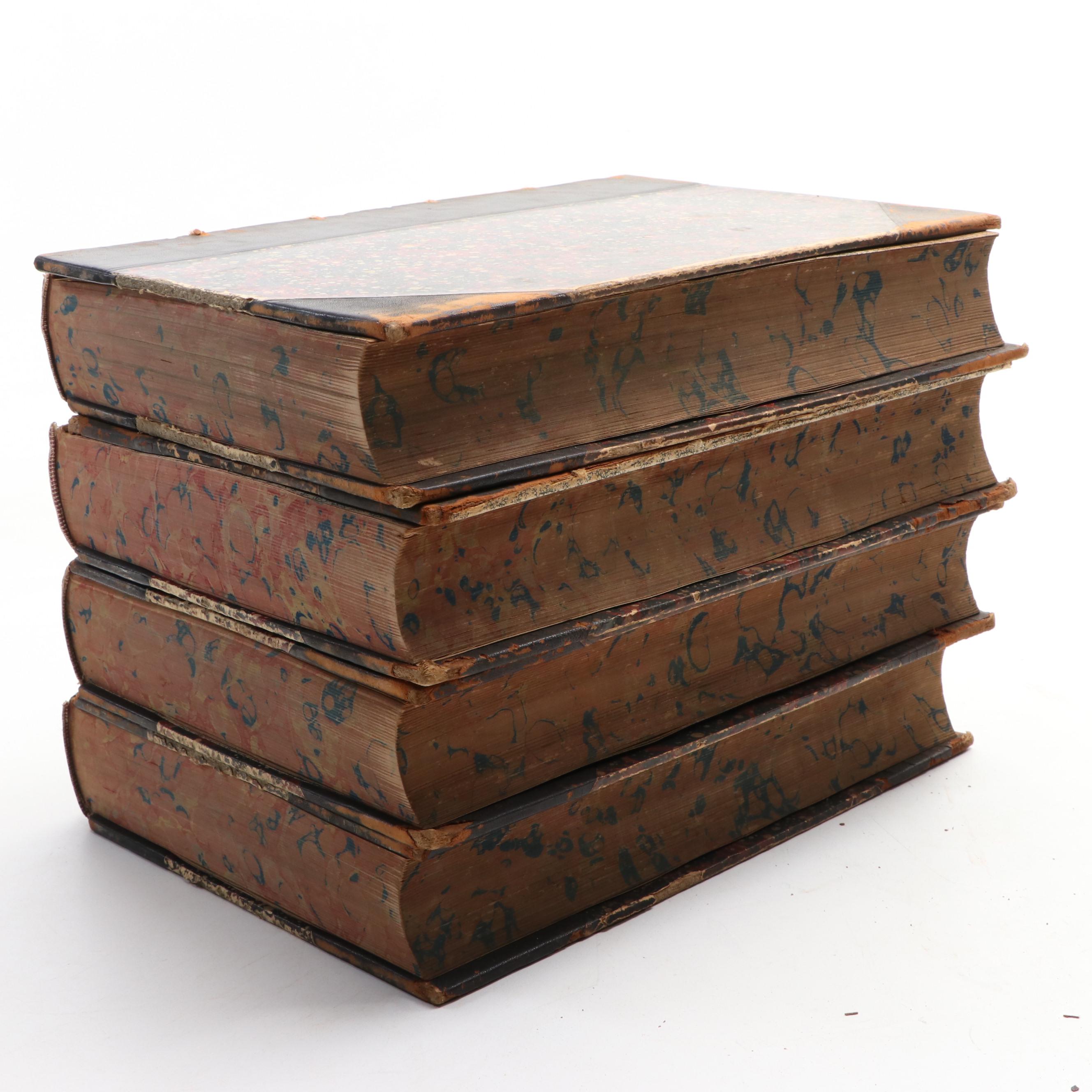 "History of the World" Four-Volume Set by Evert A. Duycknick, 1869