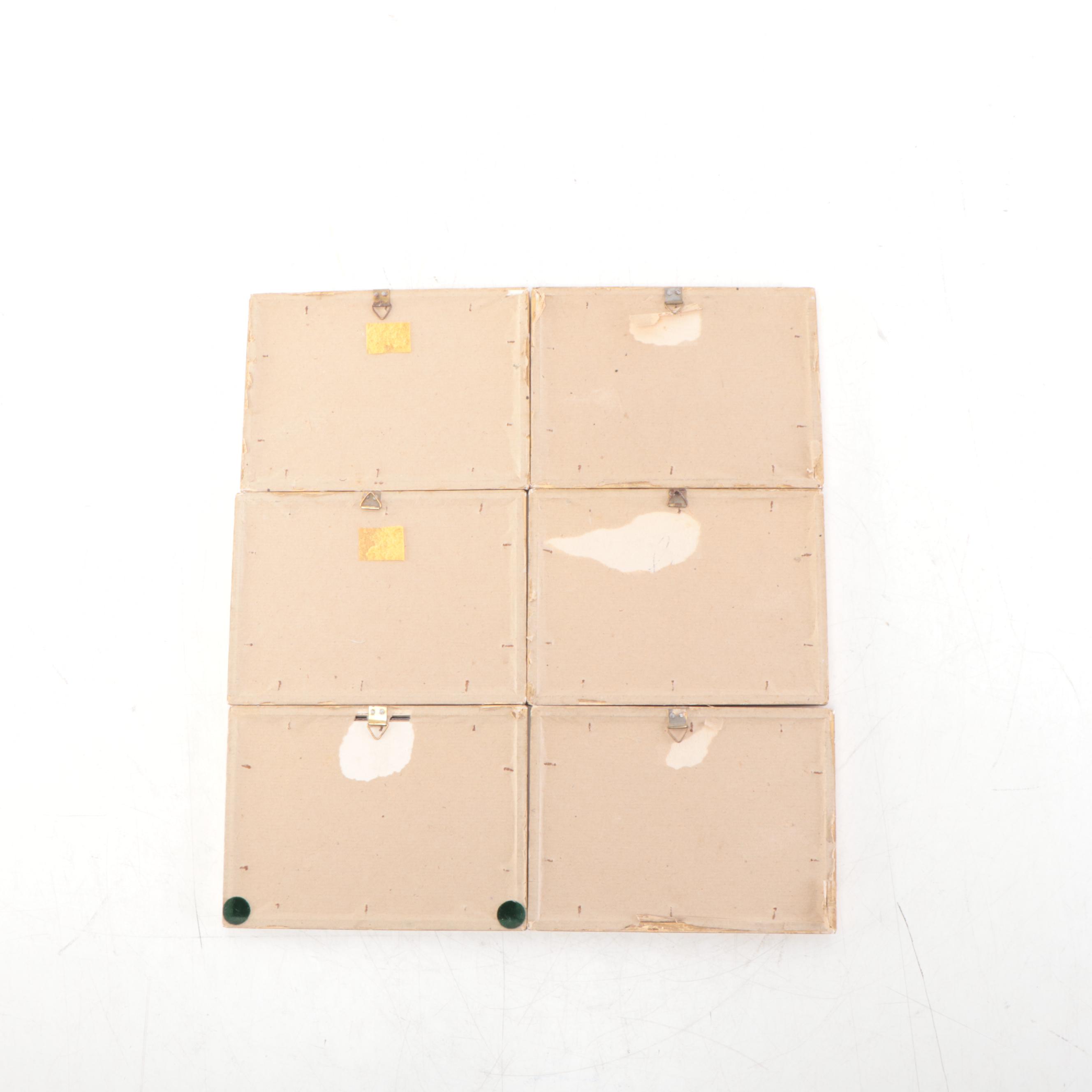 Hand-Colored Bookplate Engravings of Cats, Ducks and More, 19th Century