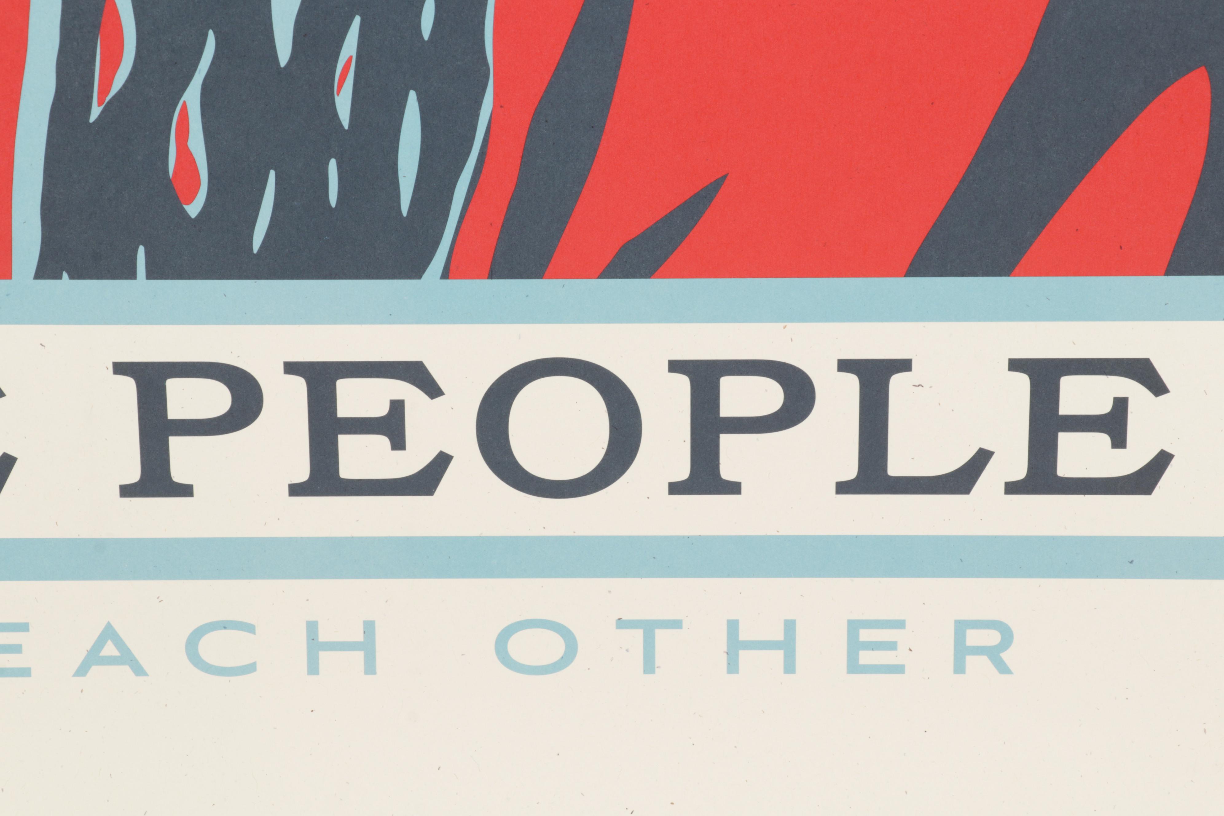 Shepard Fairey for Amplifier Giclée "We the People: Protect Each Other"
