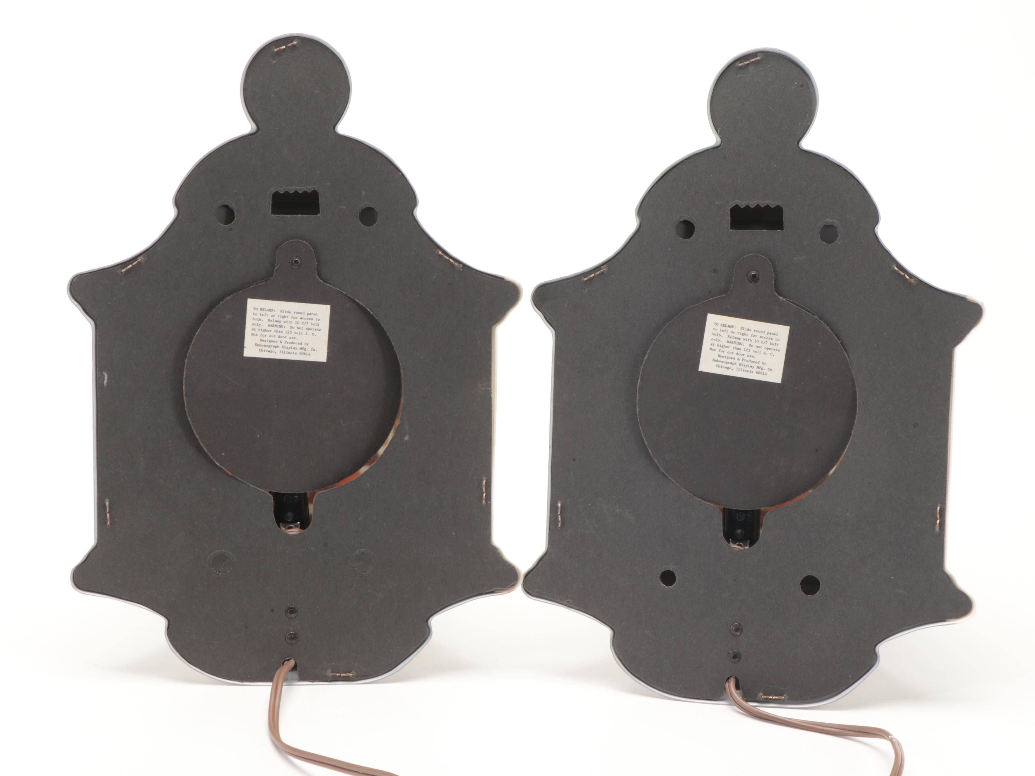 Blatz Lighted Beer Signs with Red Dog Beer Sign