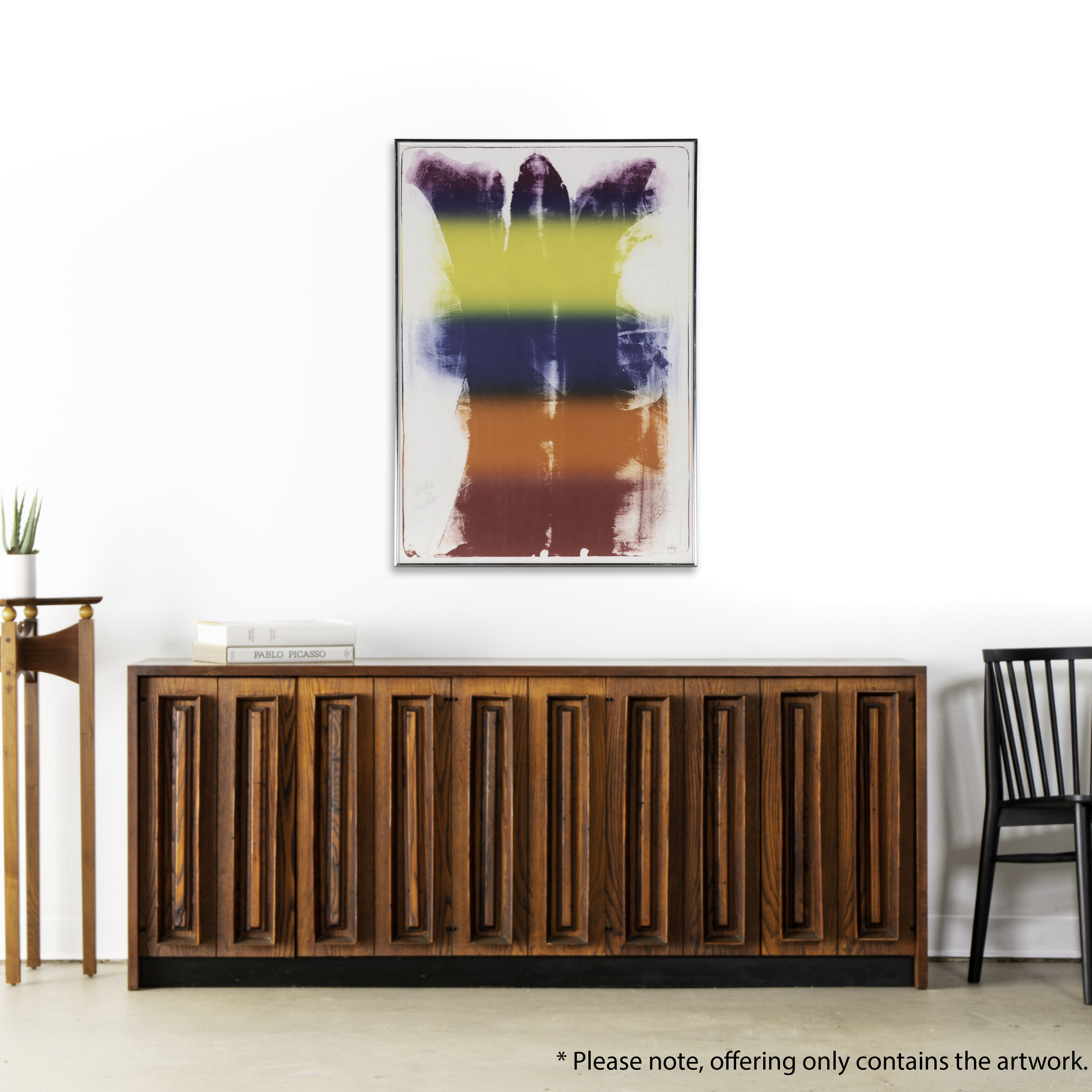 Paul Jenkins Abstract Expressionist Lithograph "Paris Poster," 1973