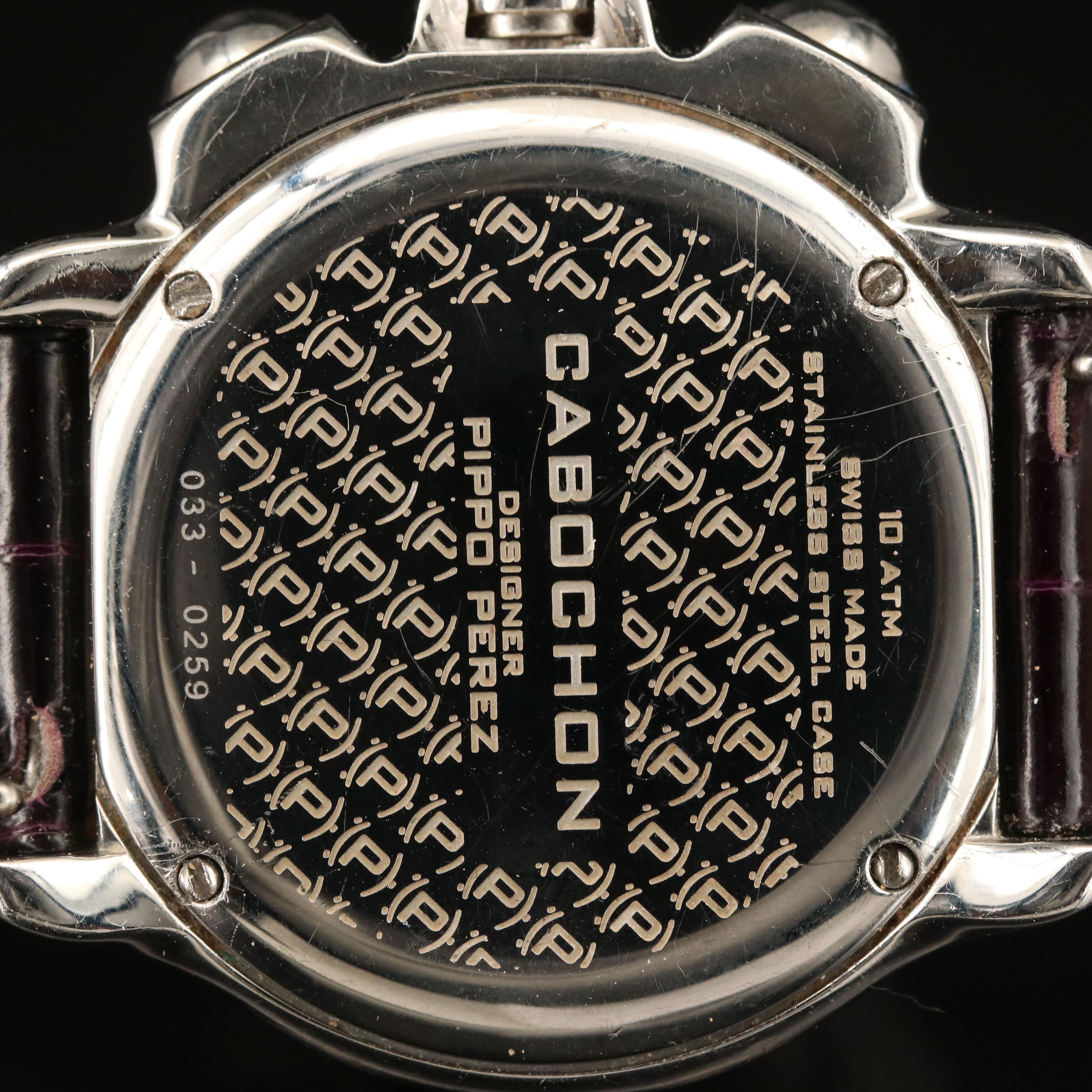 Pippo Perez Diamond Bezel Chronograph Watch