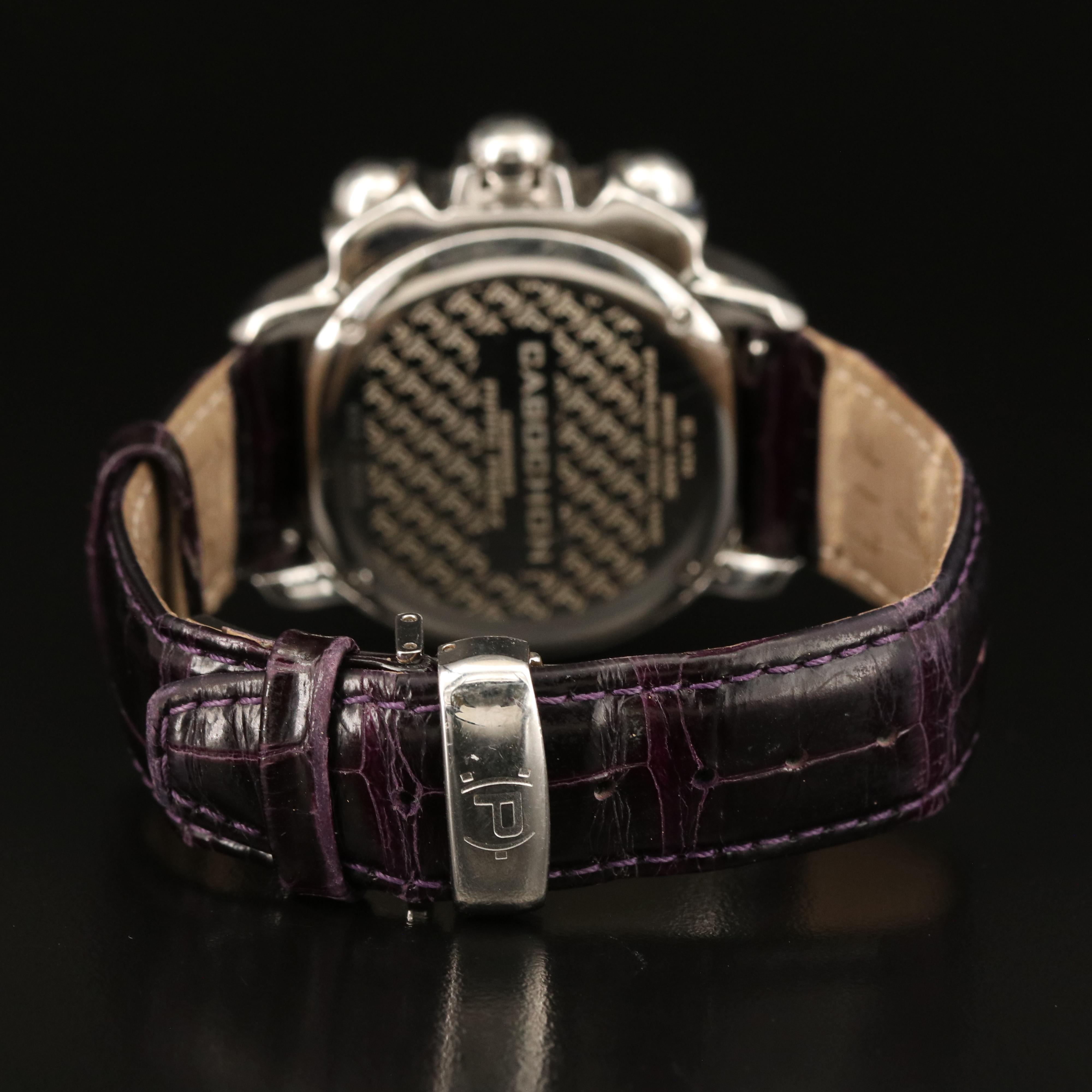 Pippo Perez Diamond Bezel Chronograph Watch