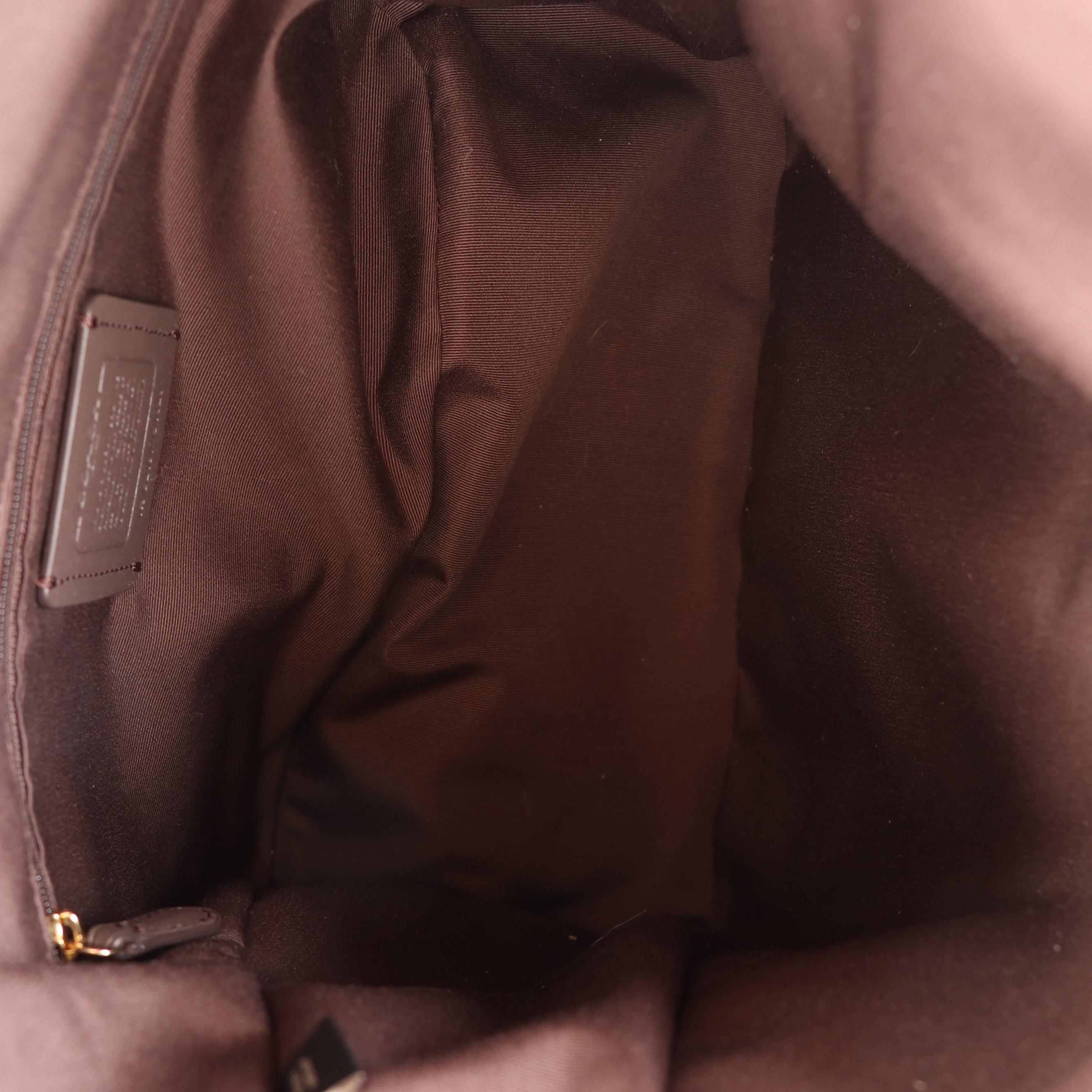 Coach Pennie Shoulder Bag and Wristlet in Signature Coated Canvas and Leather