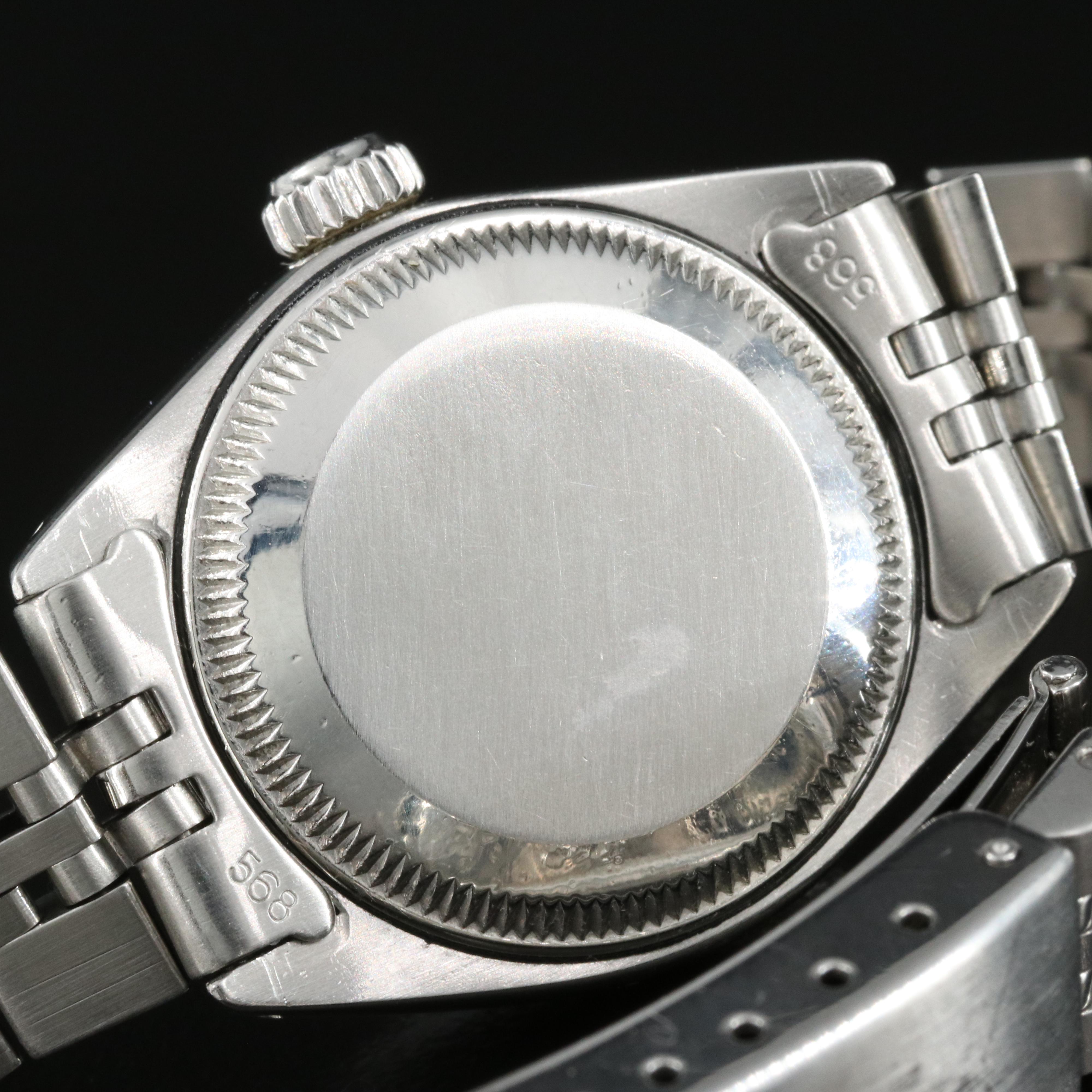 Custom Diamond Dial Rolex Oyster Perpetual Datejust Watch