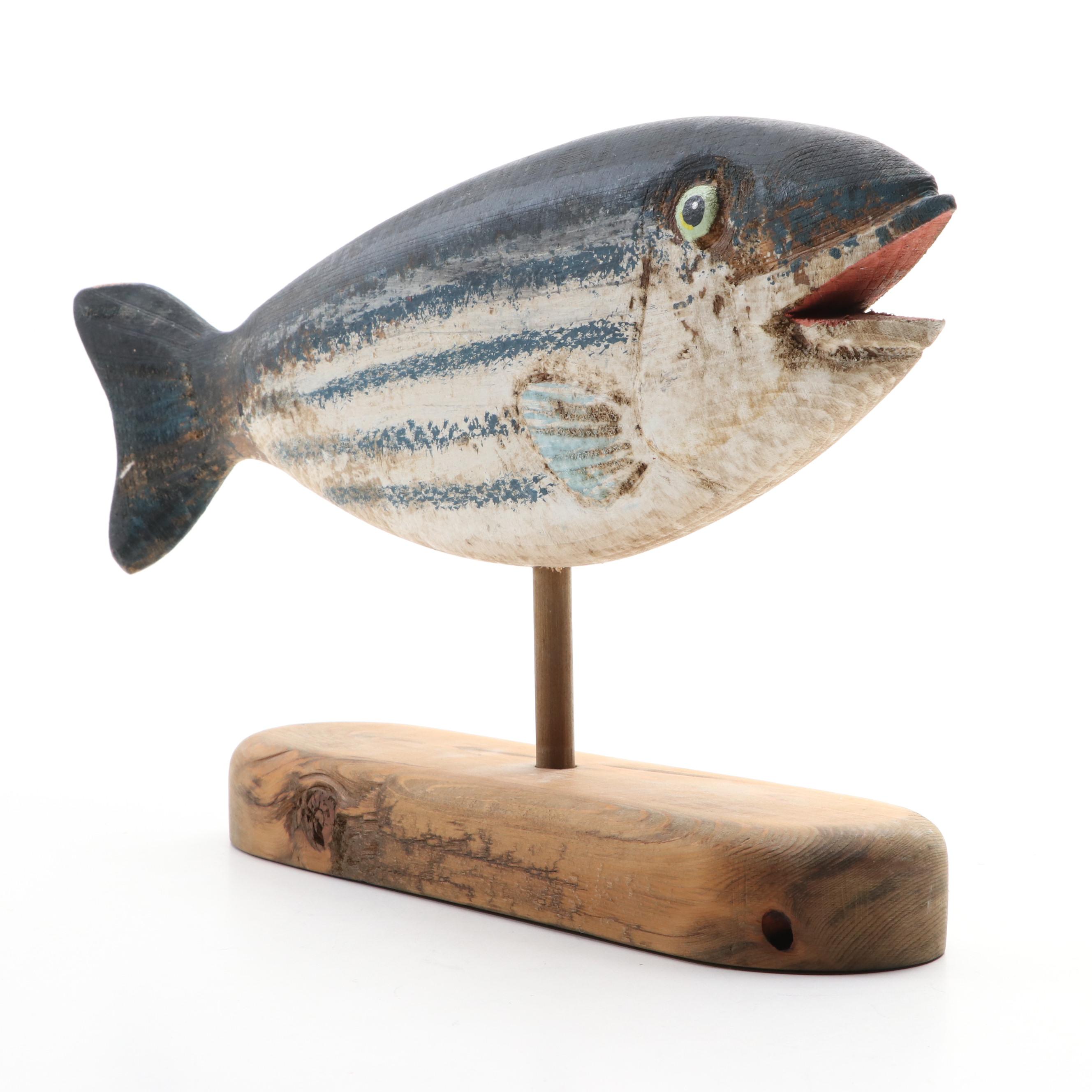 Randy Hofman Folk Art Fish Sculpture