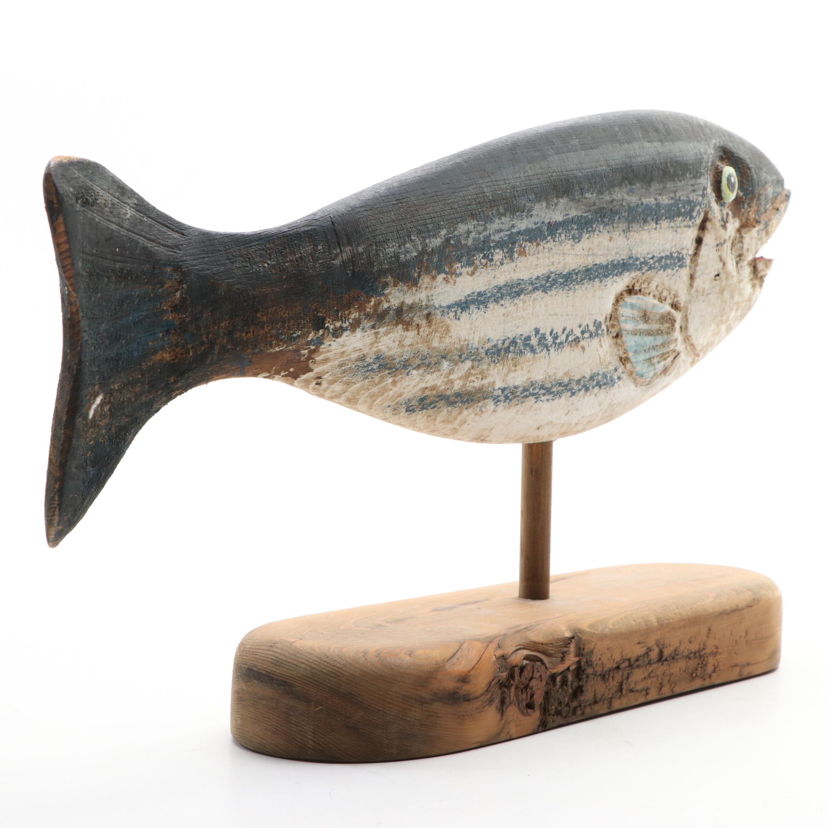 Randy Hofman Folk Art Fish Sculpture