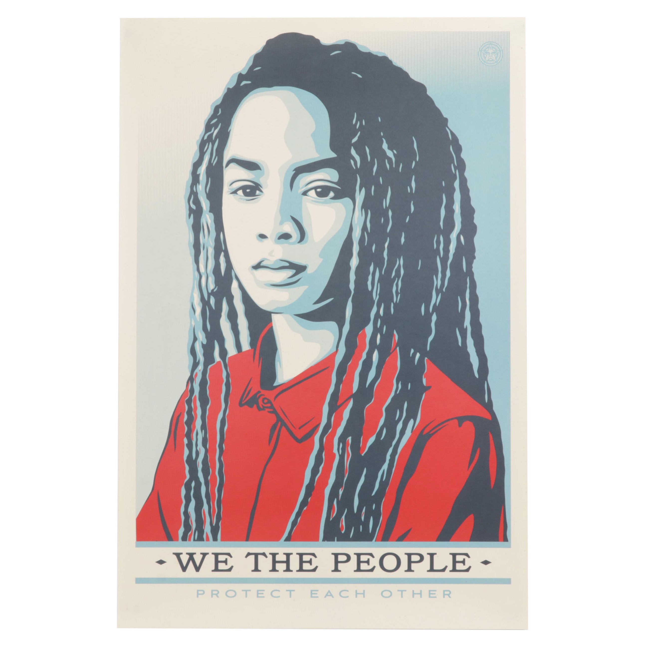 Shepard Fairey for Amplifier Giclée "We the People: Protect Each Other"