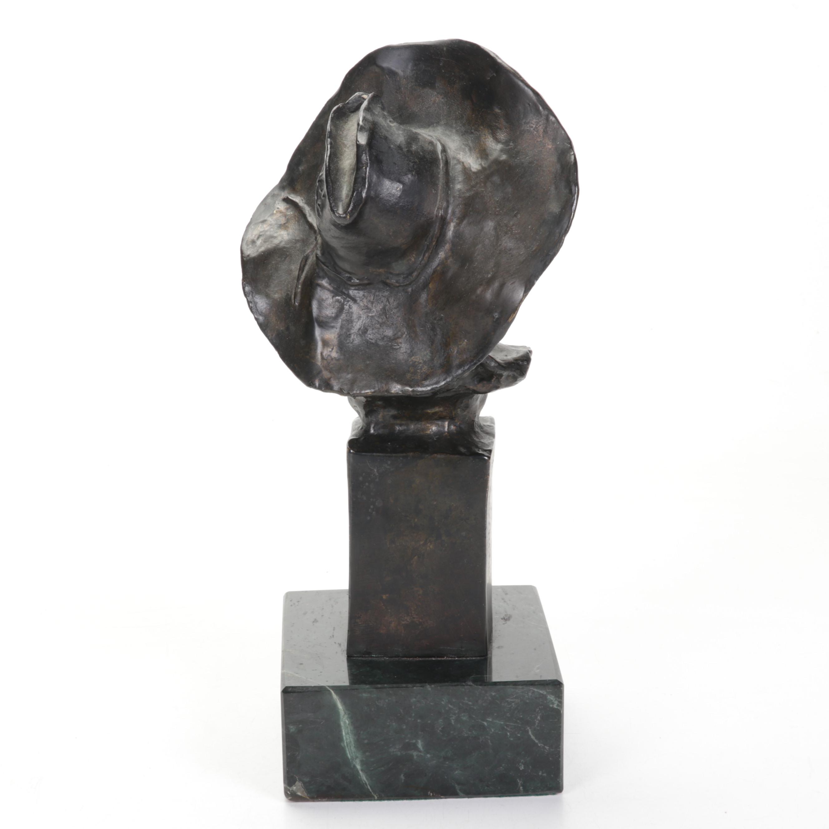 Bronze Sculpture After Frederic Remington "The Sergeant," Mid-Late 20th Century