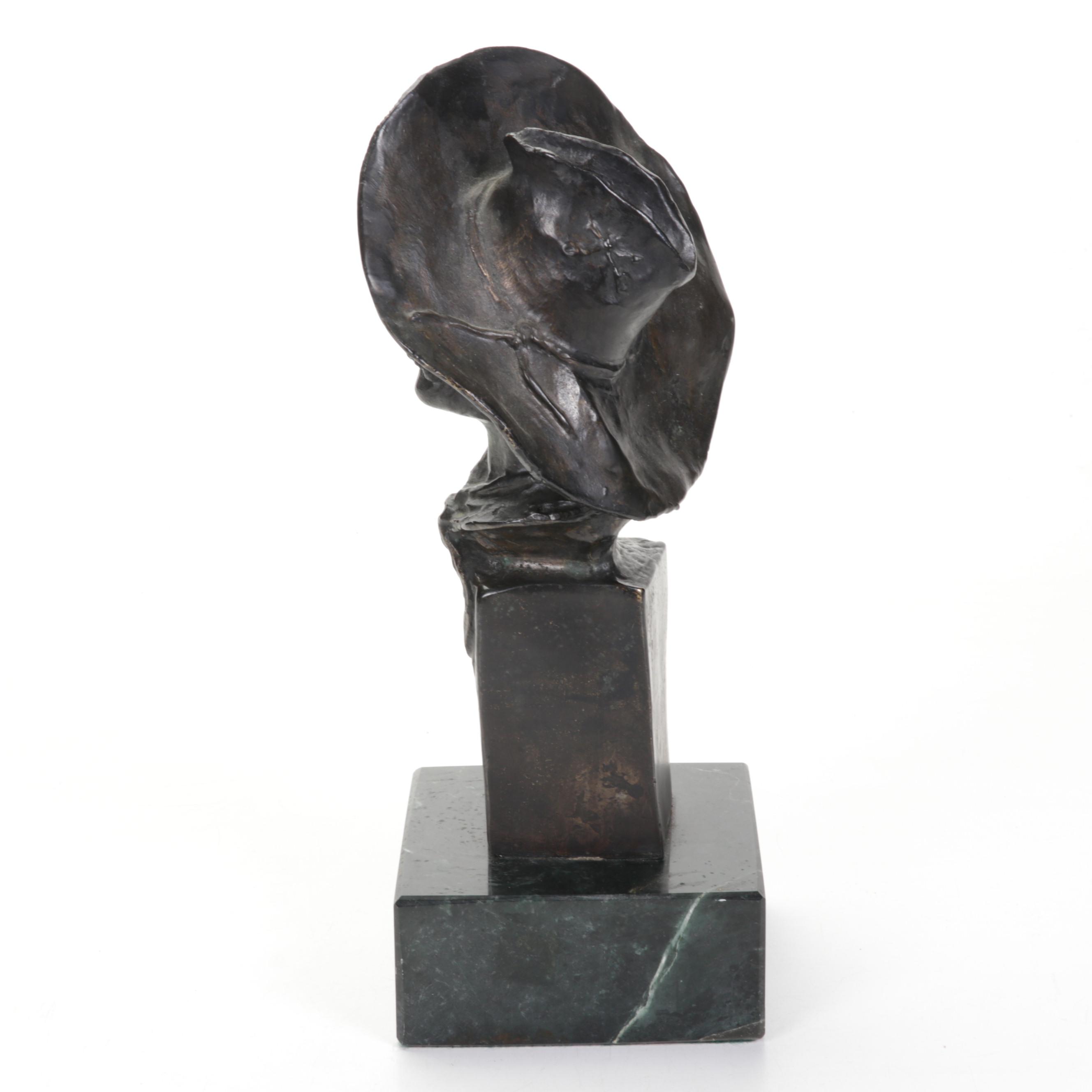 Bronze Sculpture After Frederic Remington "The Sergeant," Mid-Late 20th Century