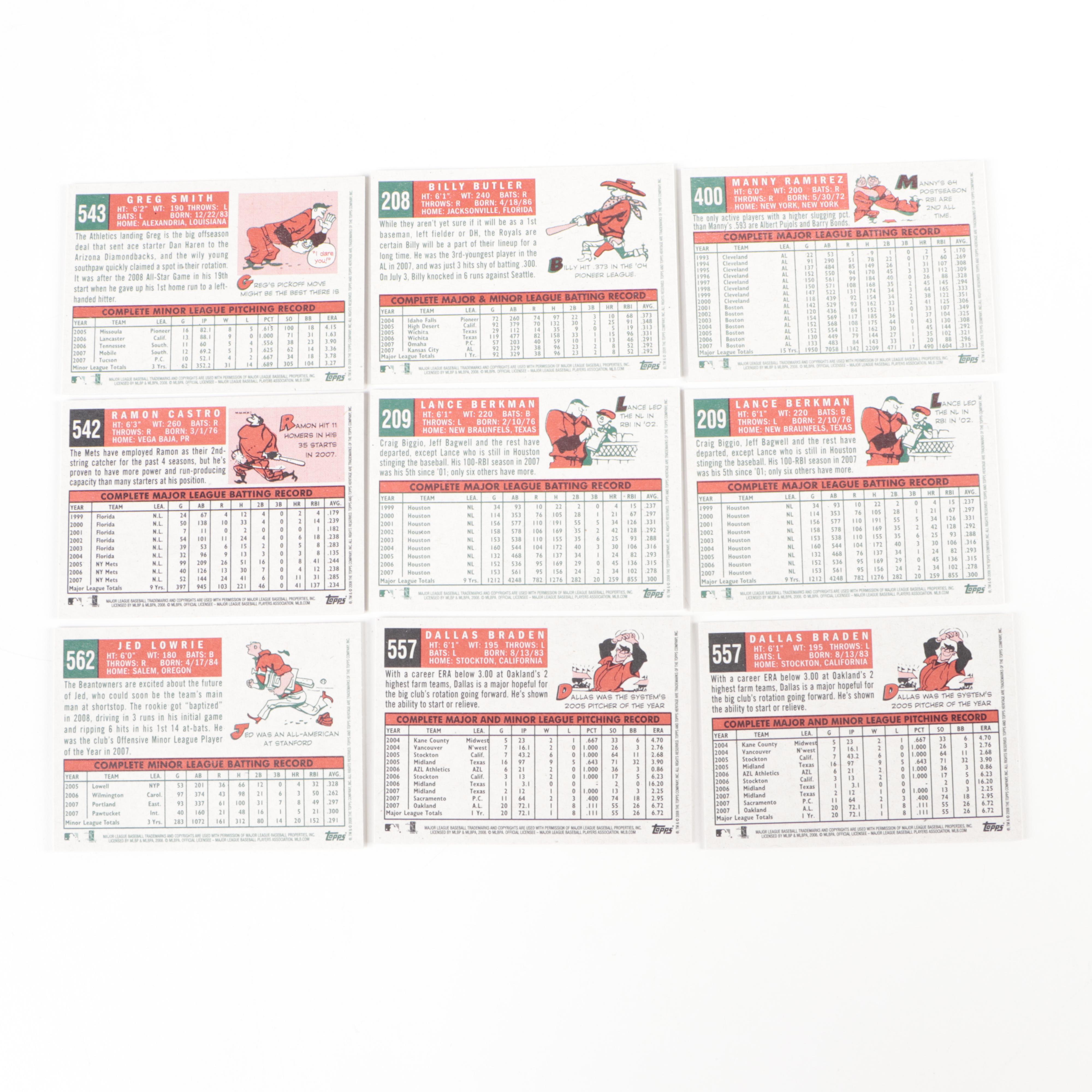 2013 Topps Heritage Baseball Card Set with More Heritage Cards, 2000s–2010s