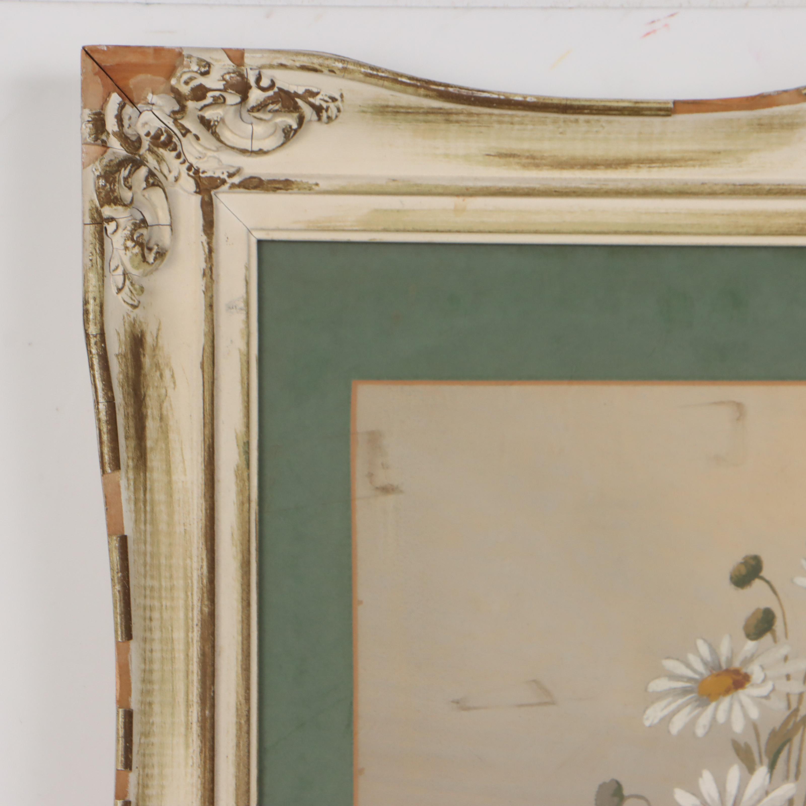 Watercolor Floral Still Life Painting