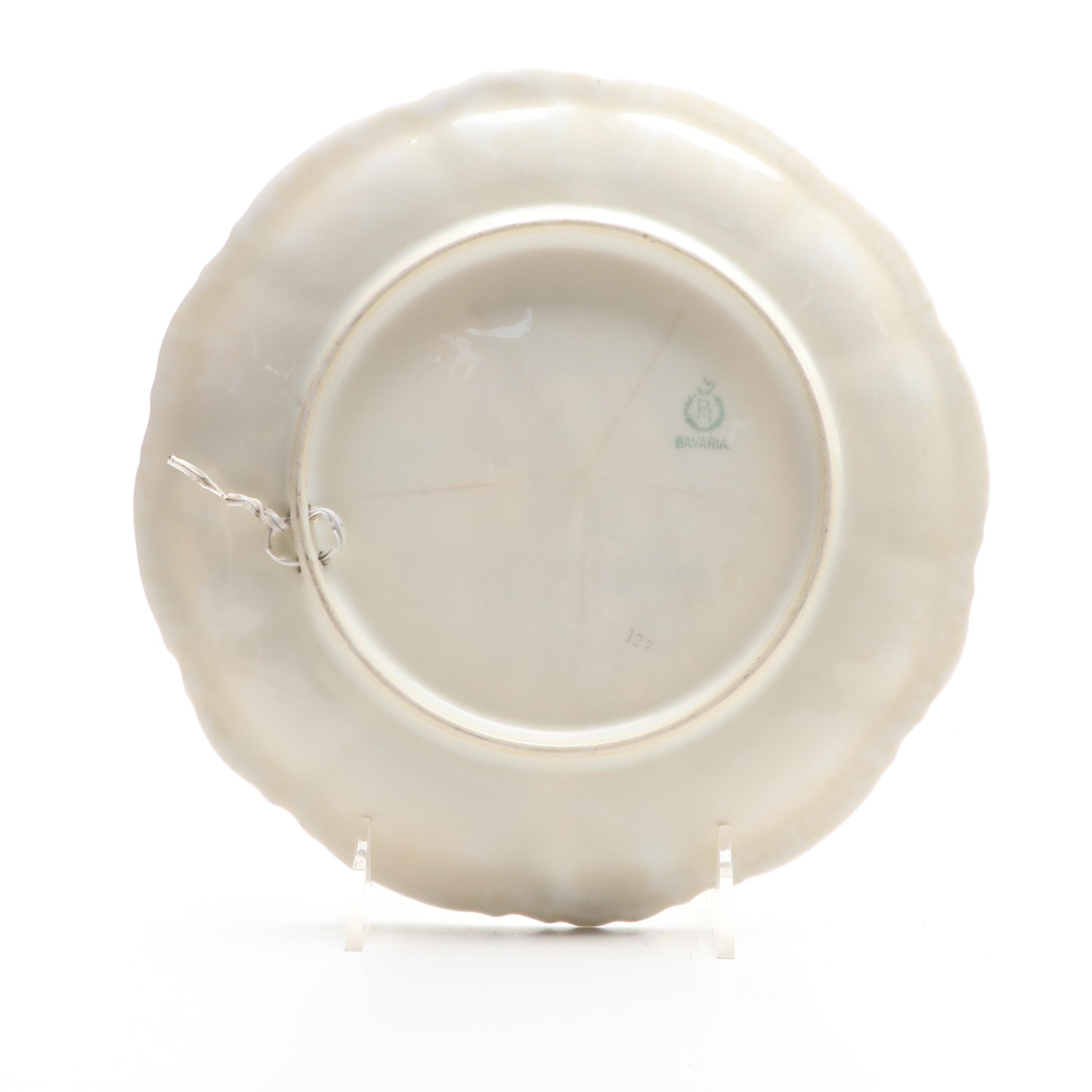 Hand-Painted Wild Bird Motif Porcelain Collectors Plates