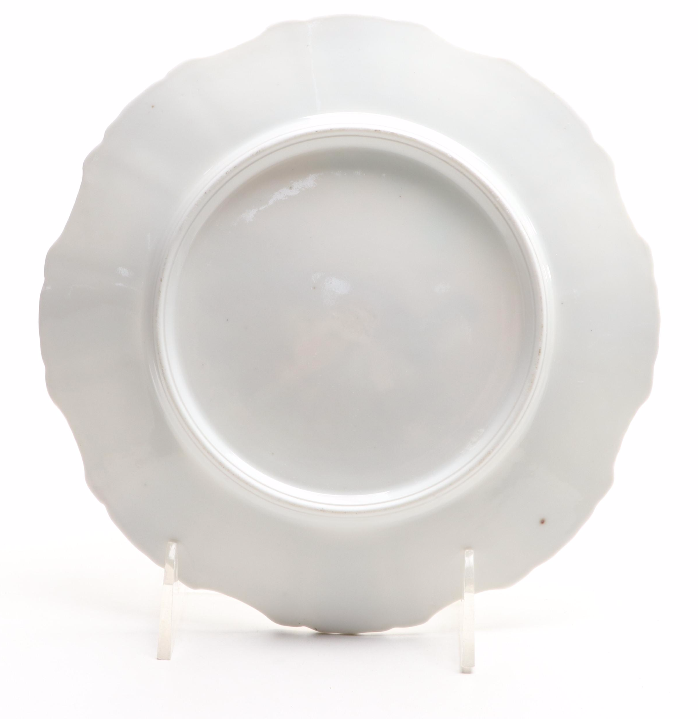 Hand-Painted Wild Bird Motif Porcelain Collectors Plates