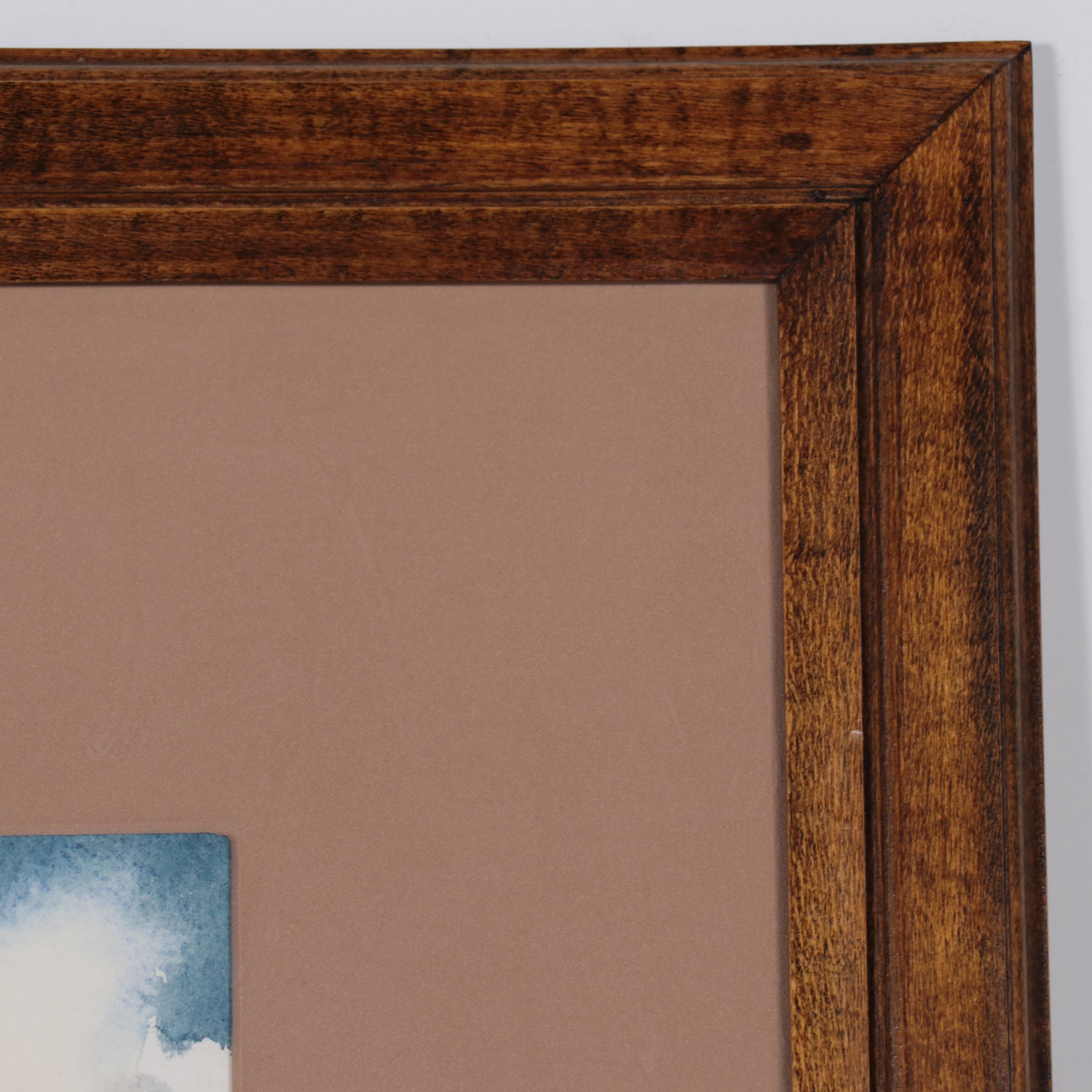 Western Landscape Watercolor Painting