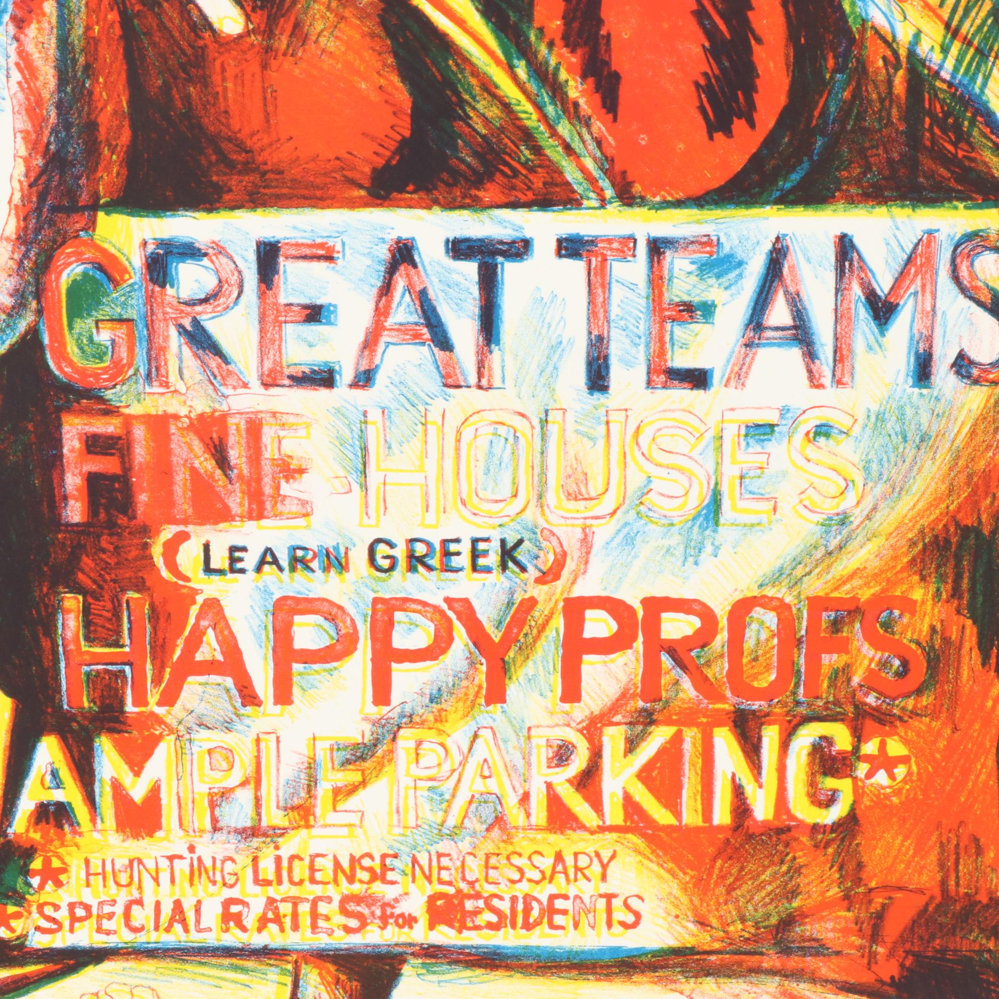 Sidney Chafetz Color Lithograph "Panem et Circenses," 2001