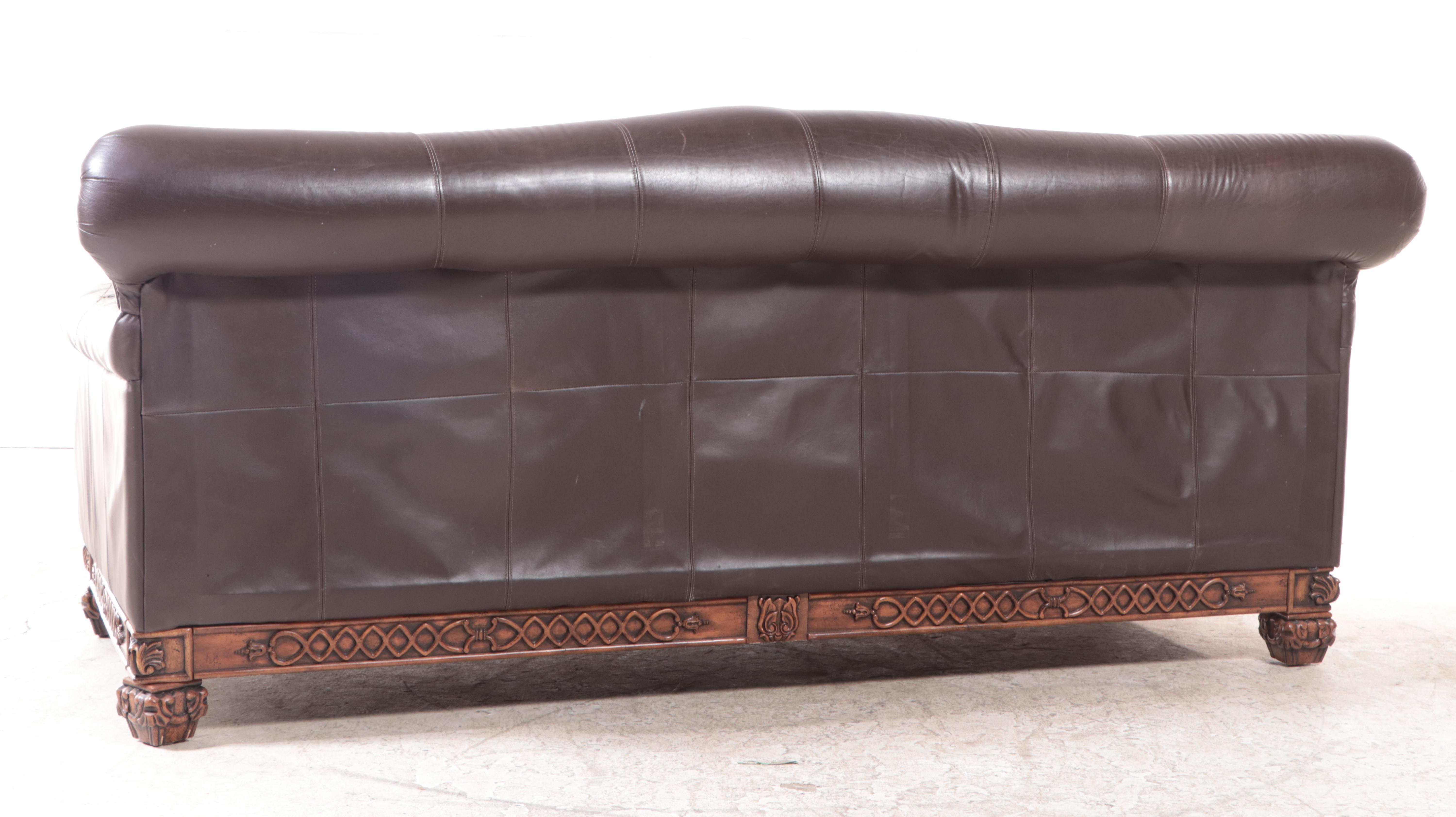 Ashley Furniture "Casa Mollino" Leather-Touch Sofa