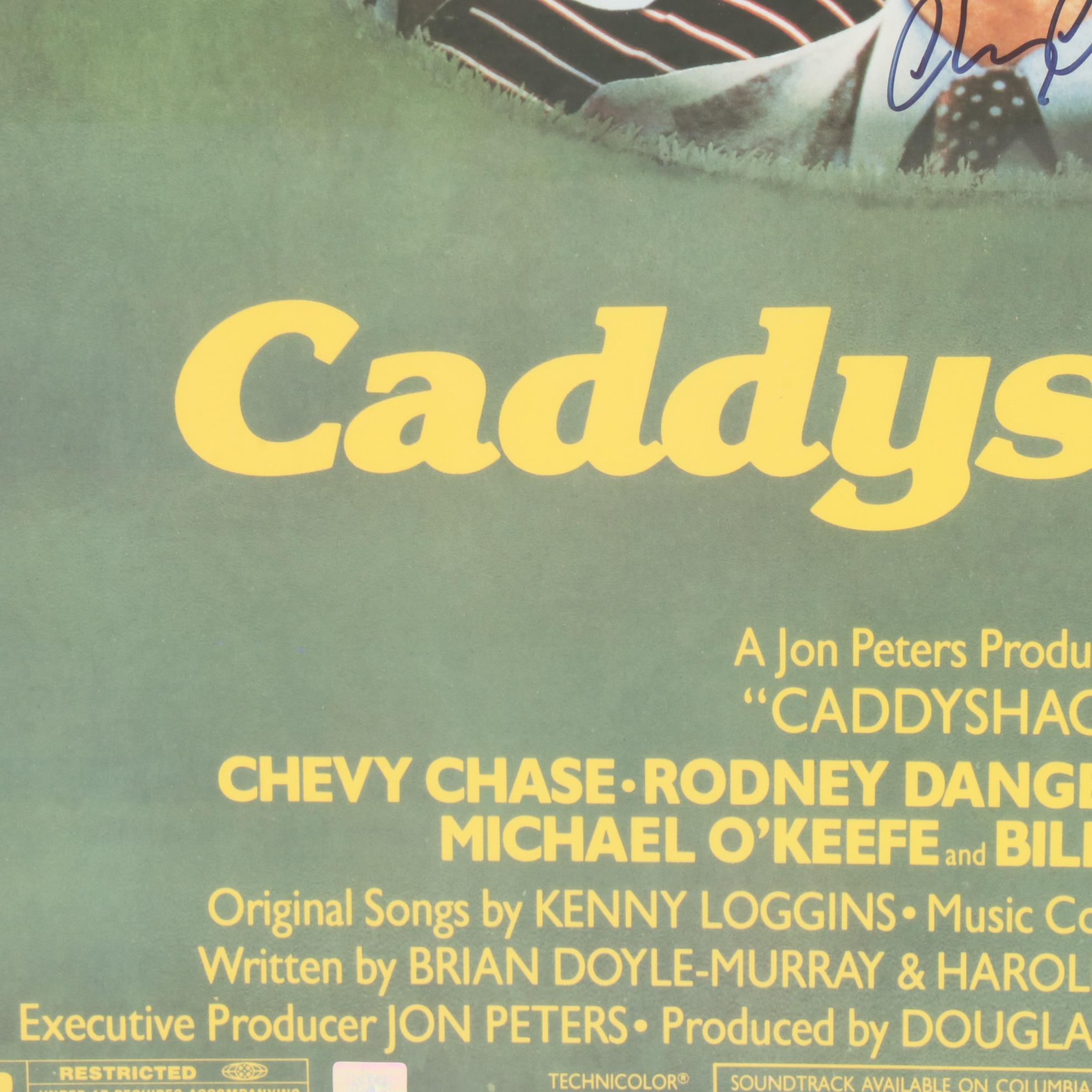 Chevy Chase Signed "Caddyshack" Movie Poster