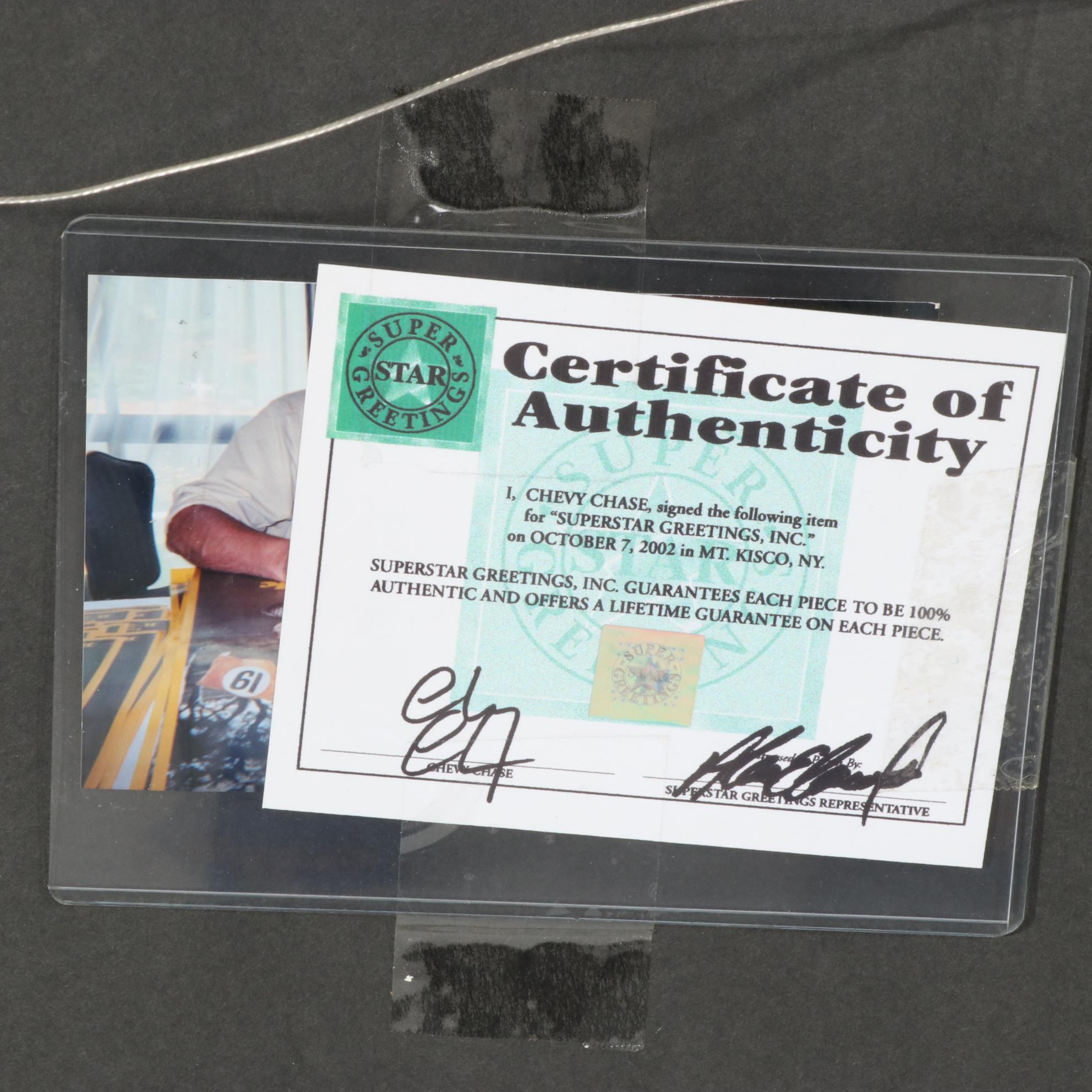 Chevy Chase Signed "Caddyshack" Movie Poster