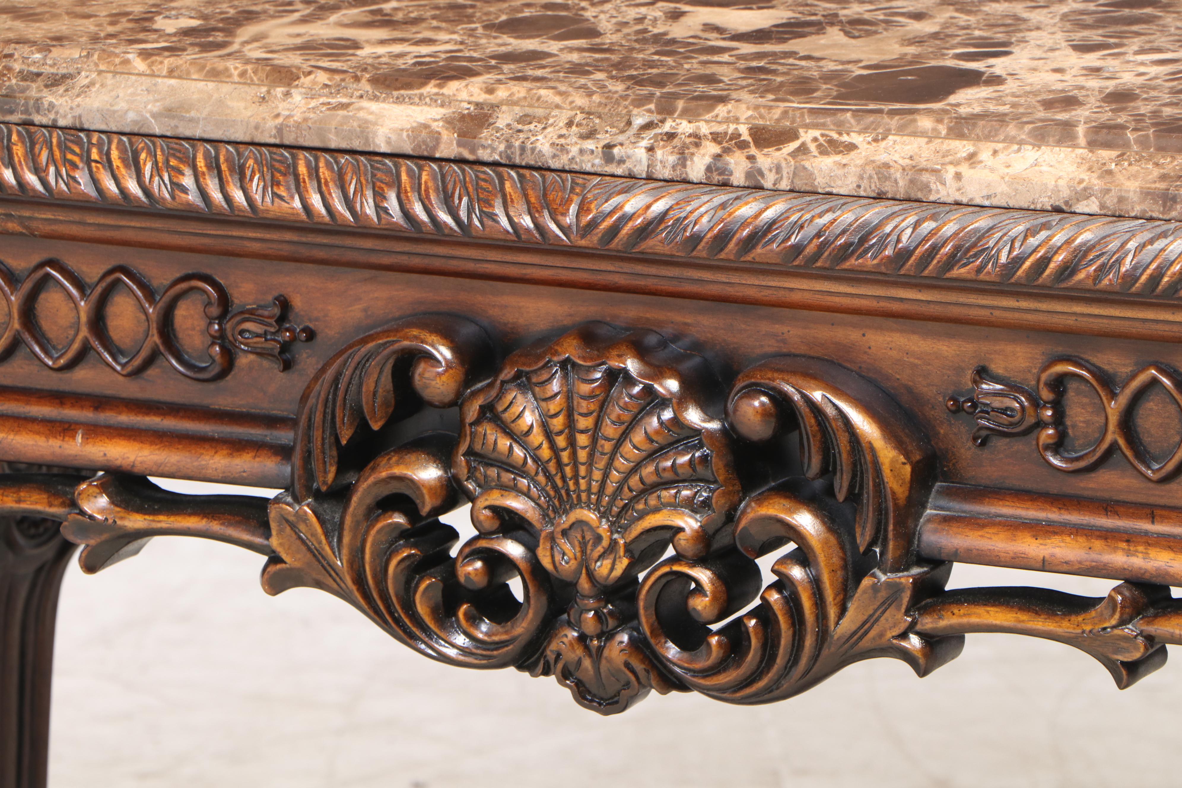 Ashley Furniture "Casa Mollino" Marble Top Console Table