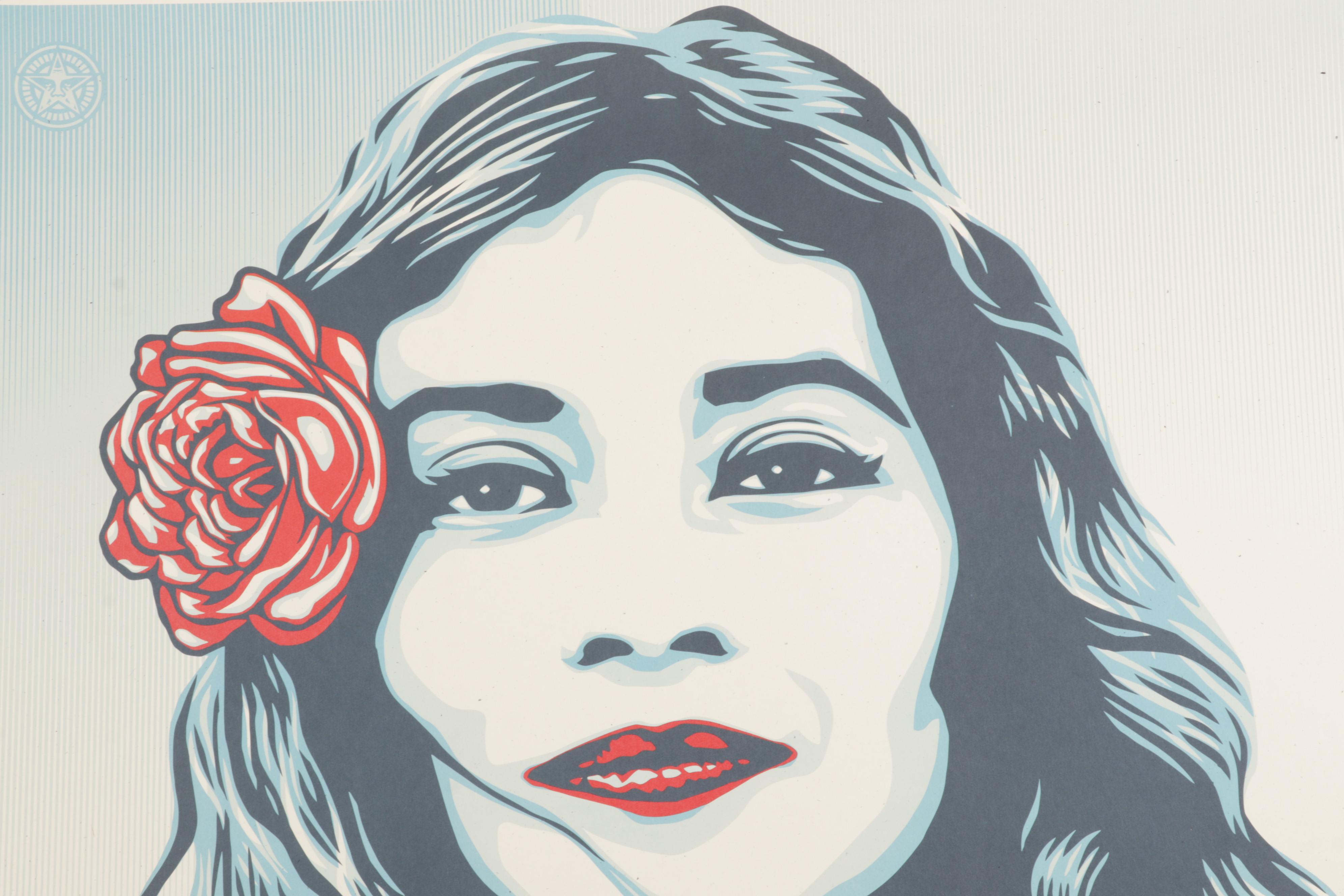 Shepard Fairey for Amplifier Giclée "We the People: Defend Dignity"