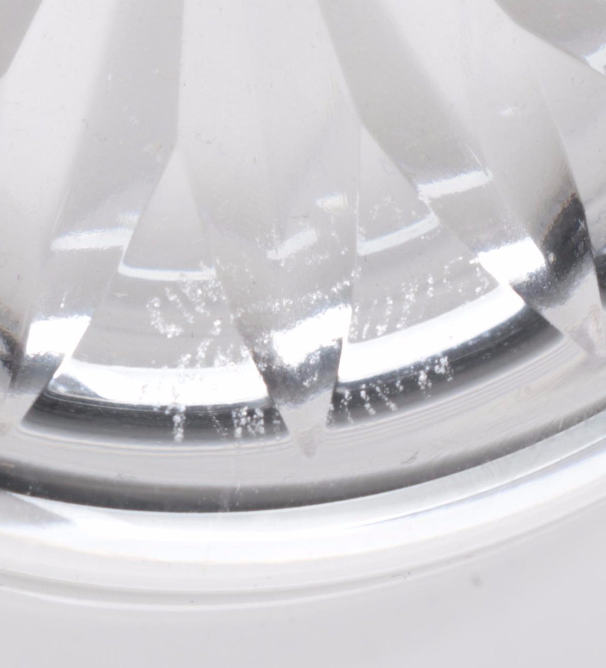 Edinburgh Crystal Double Old Fashioned Etched Scottish Castles, 20th C