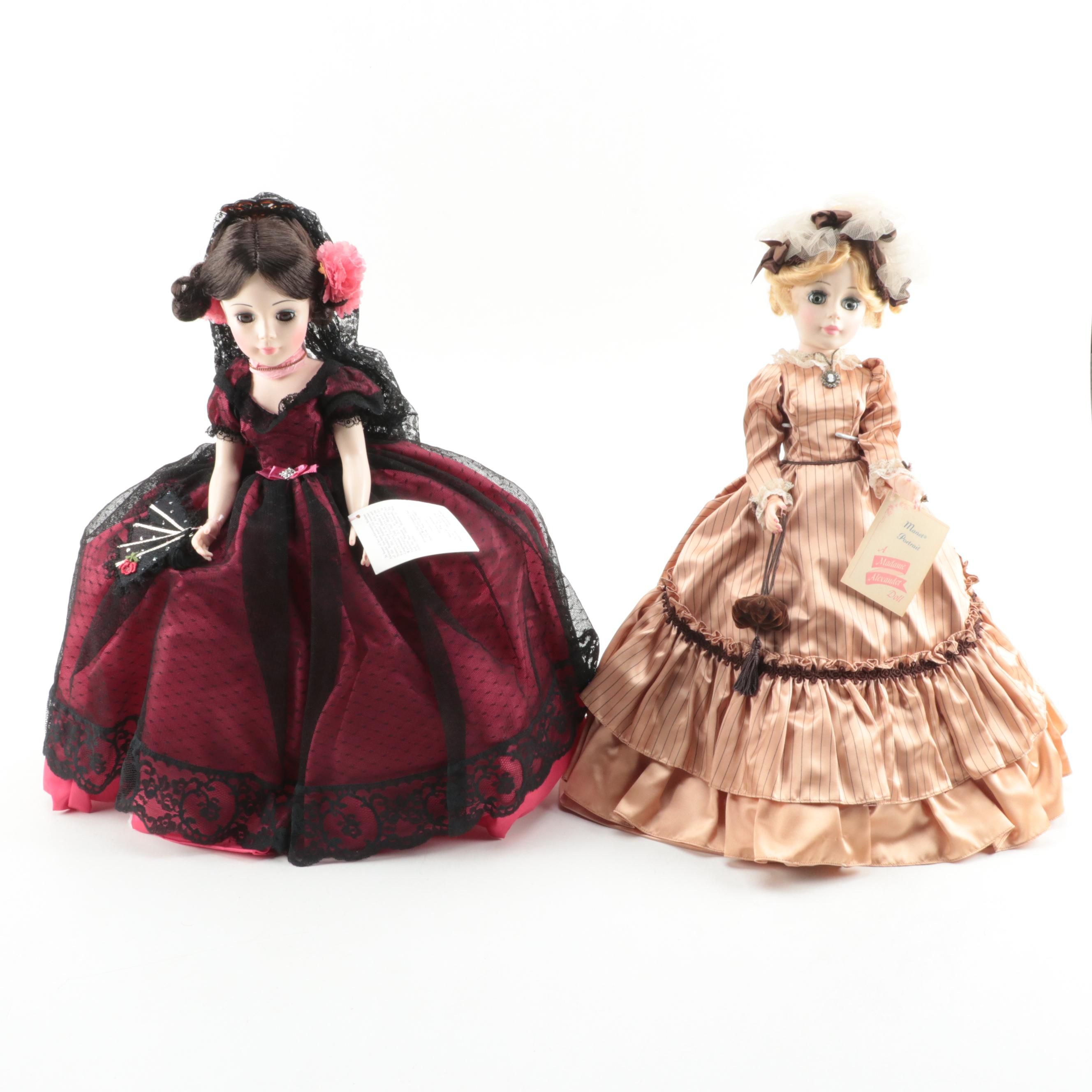Madame Alexander "Manet" and "Goya" Portrait Series Dolls