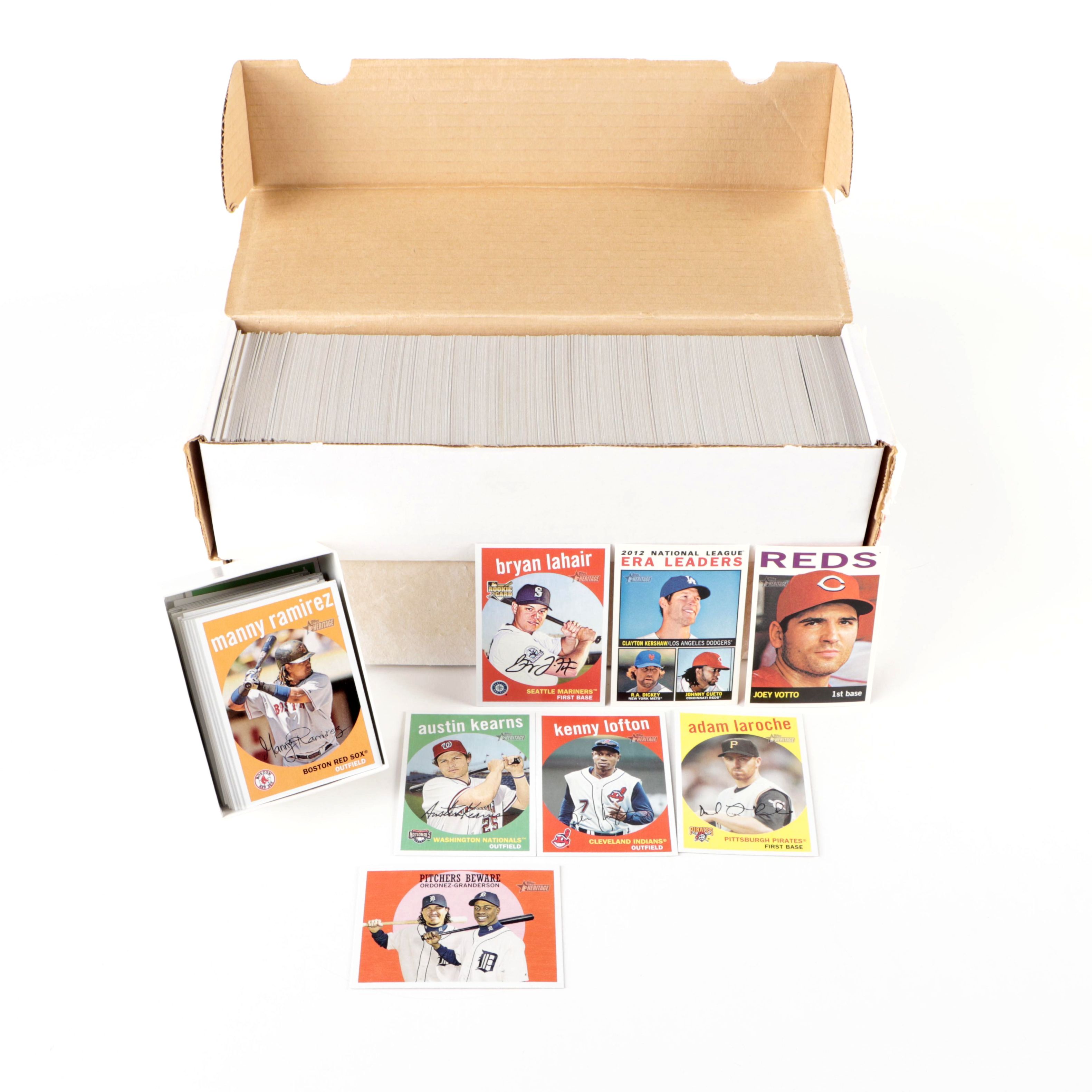 2013 Topps Heritage Baseball Card Set with More Heritage Cards, 2000s–2010s
