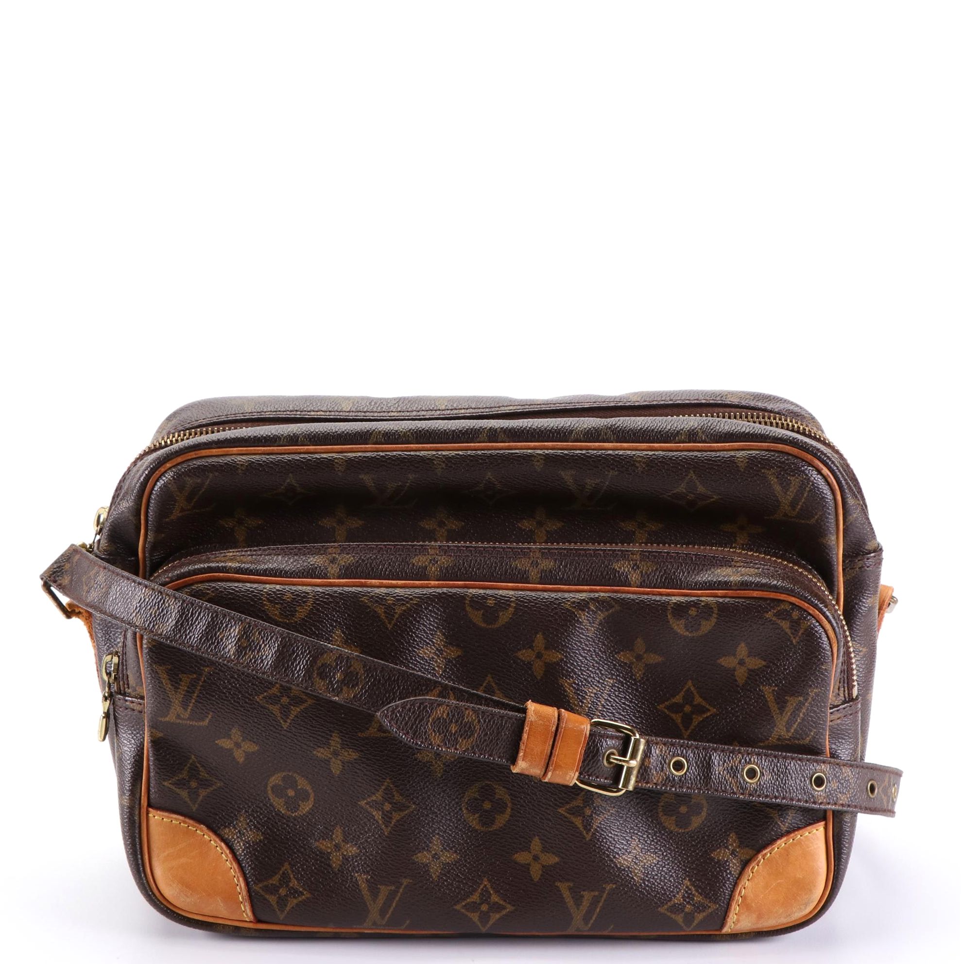 Louis Vuitton Nile Reporter Bag in Monogram Canvas and Vachetta Leather