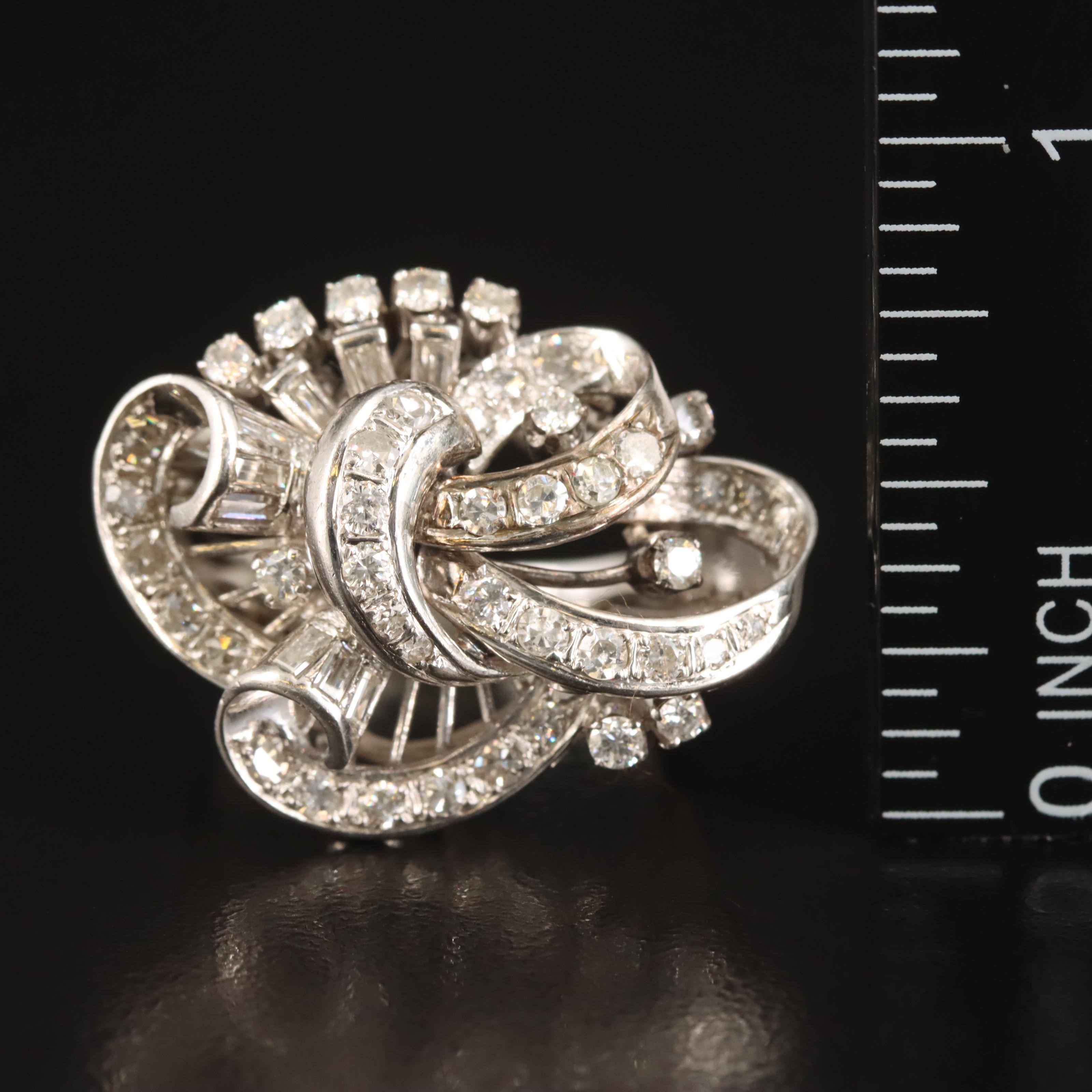 Retro Platinum 1.39 CTW Diamond Ring