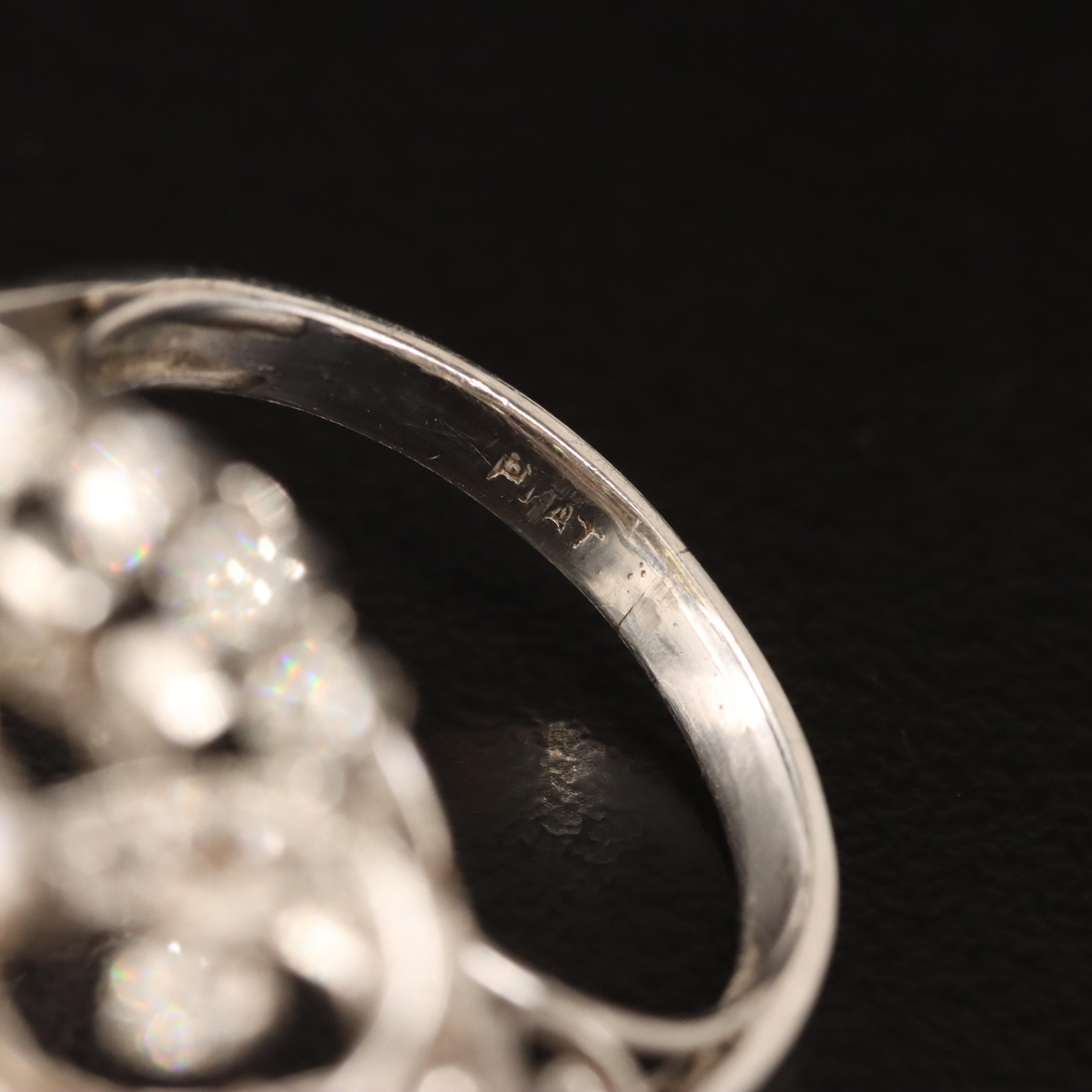 Retro Platinum 1.39 CTW Diamond Ring