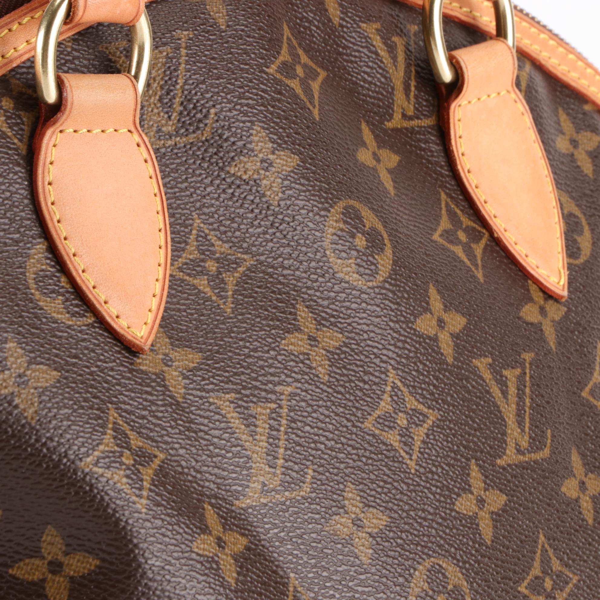 Louis Vuitton Lockit PM Satchel in Monogram Canvas and Vachetta Leather