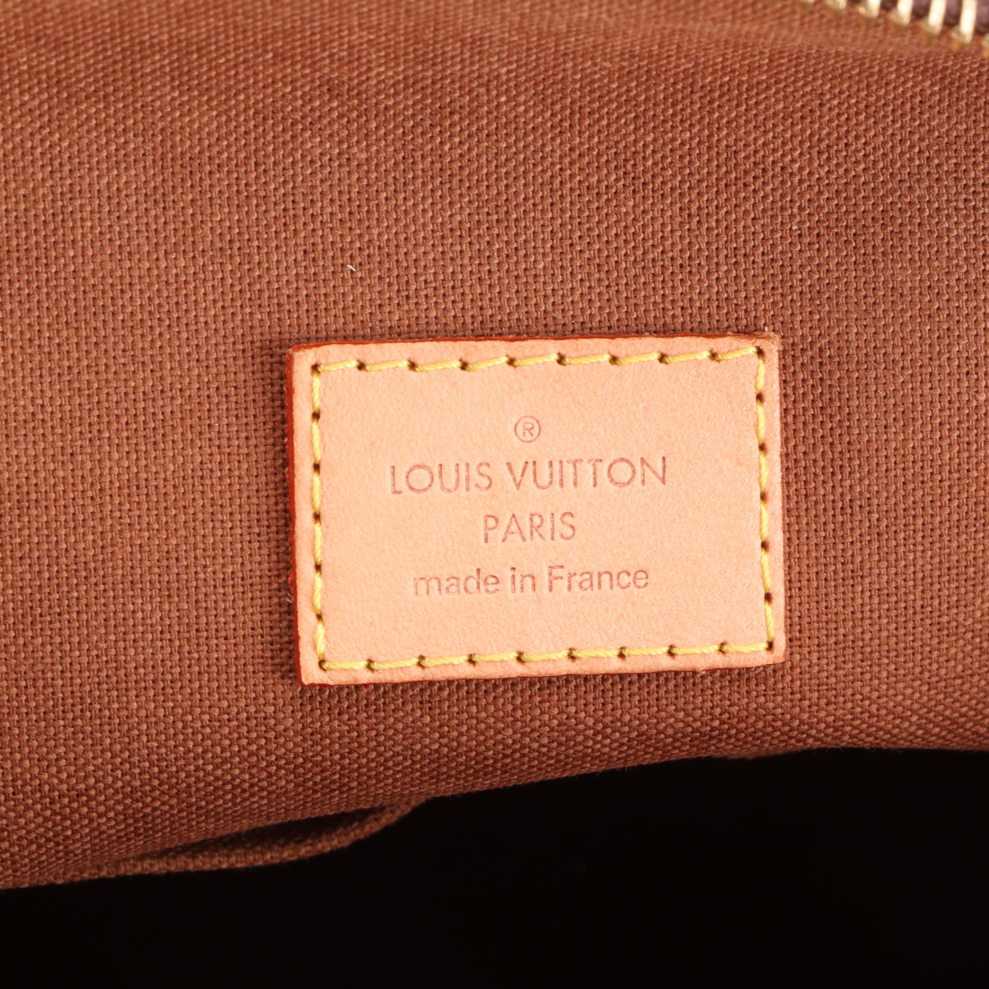 Louis Vuitton Lockit PM Satchel in Monogram Canvas and Vachetta Leather