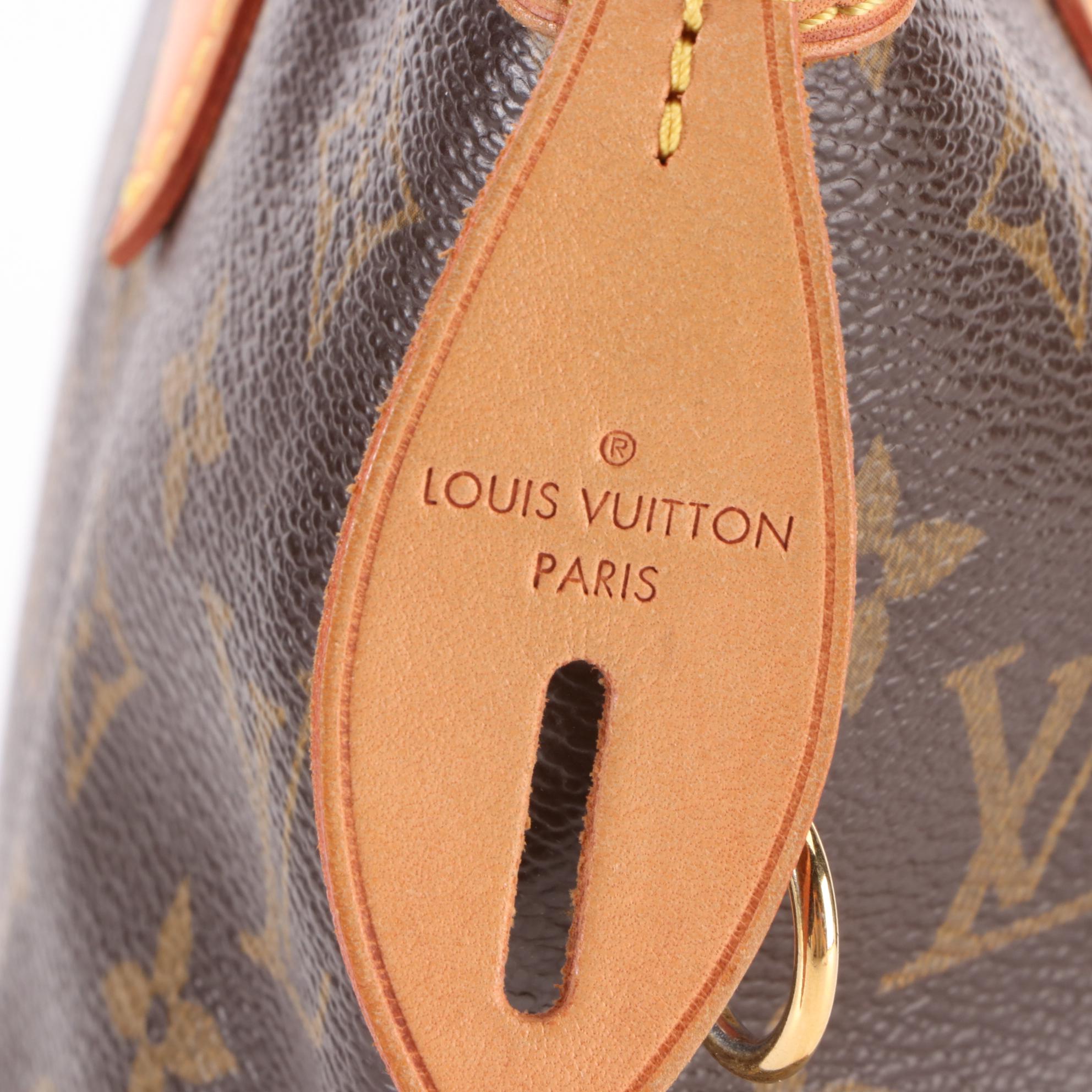 Louis Vuitton Lockit PM Satchel in Monogram Canvas and Vachetta Leather
