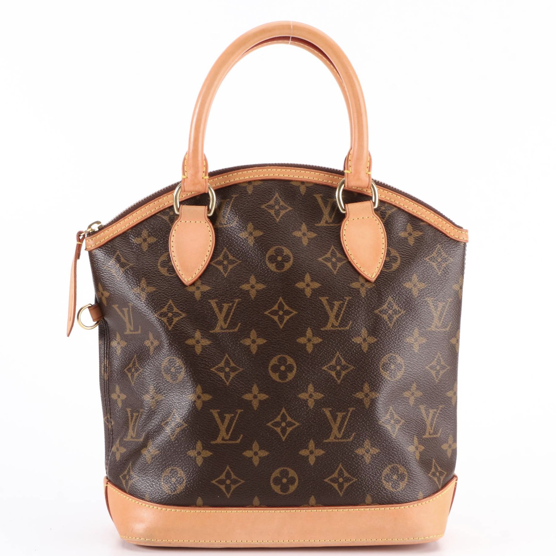 Louis Vuitton Lockit PM Satchel in Monogram Canvas and Vachetta Leather