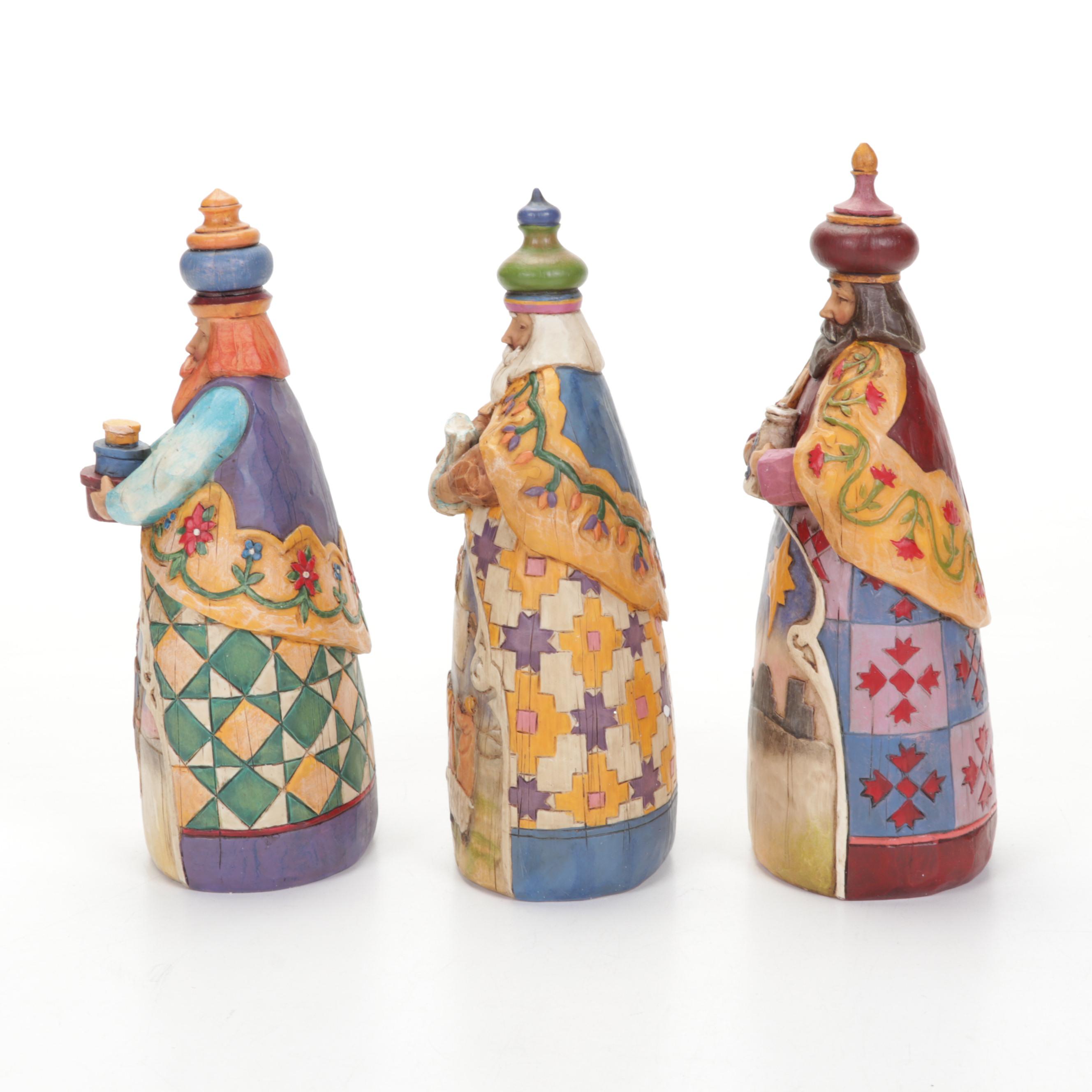 Jim Shore "Blessing Of The Harvest", "Let Earth Receive Her King" Figurines