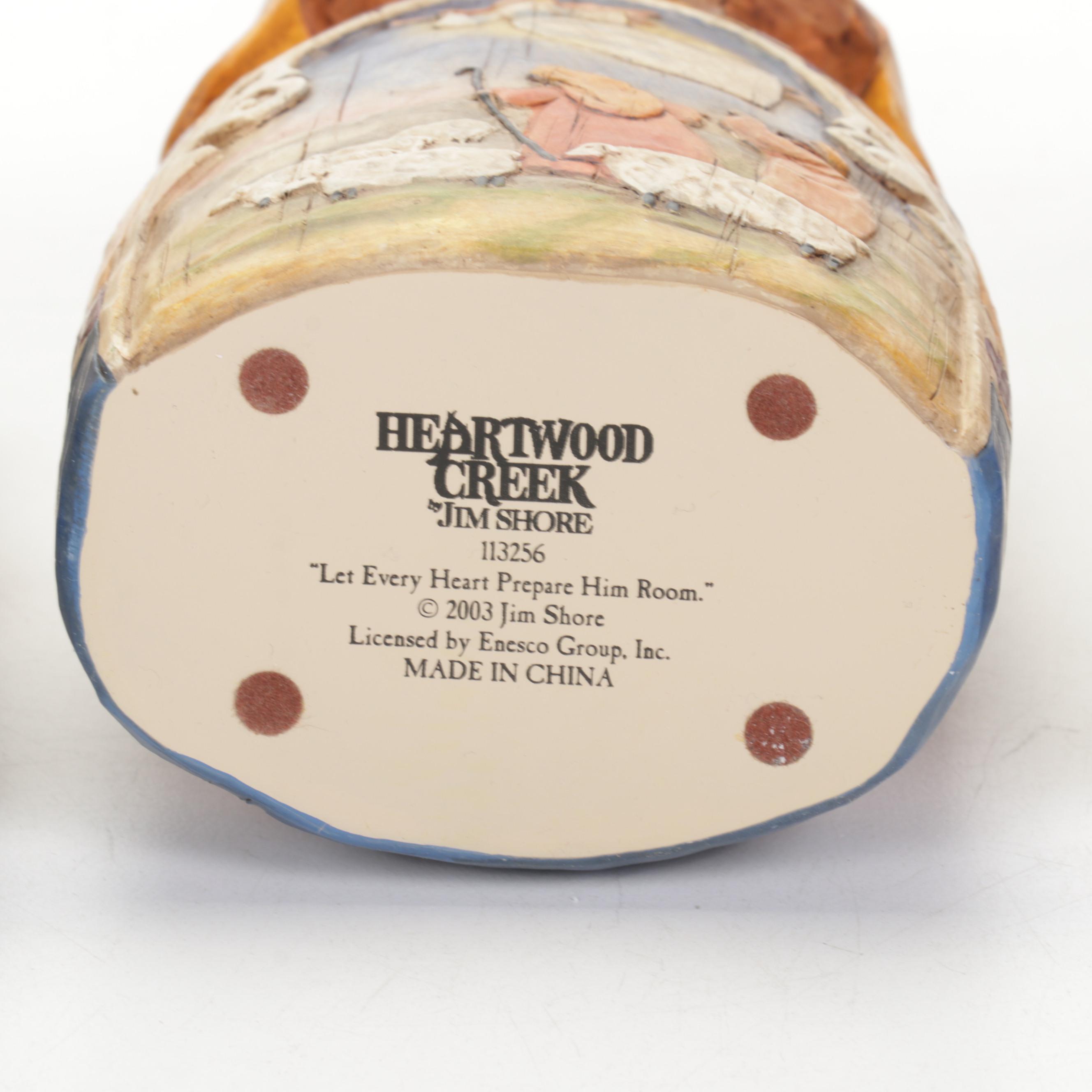 Jim Shore "Blessing Of The Harvest", "Let Earth Receive Her King" Figurines