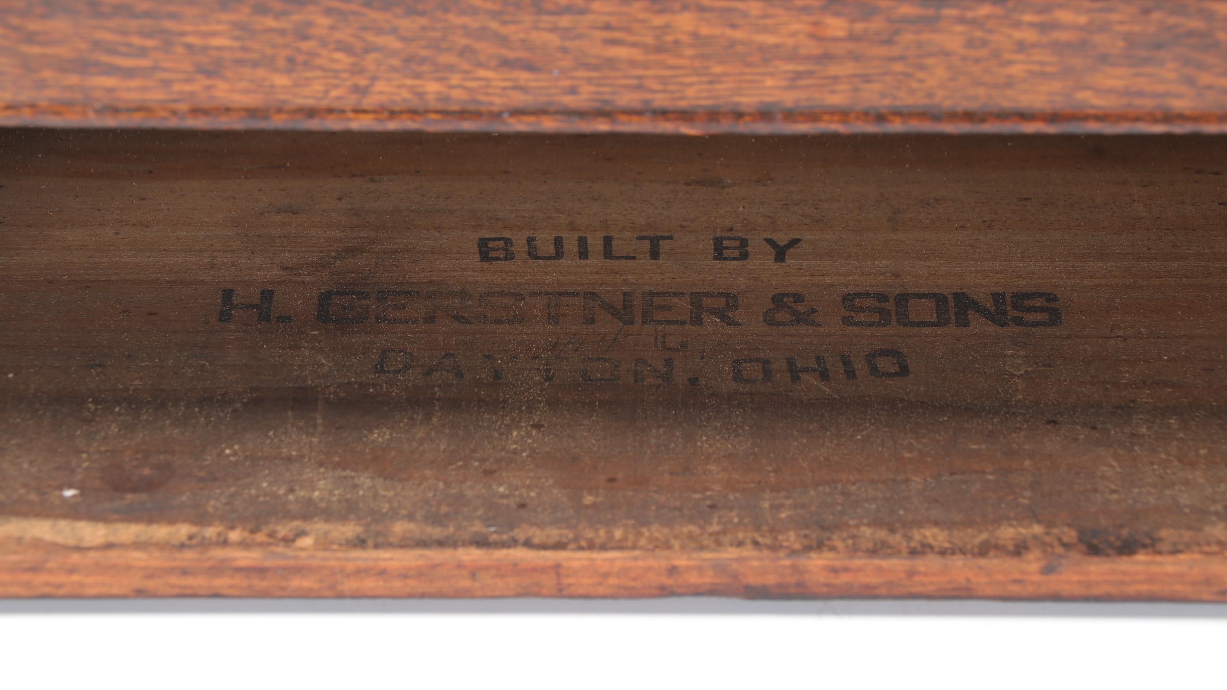 Gerstner & Sons Eleven-Drawer Oak Top Machinist's Chest, Early 20th Century