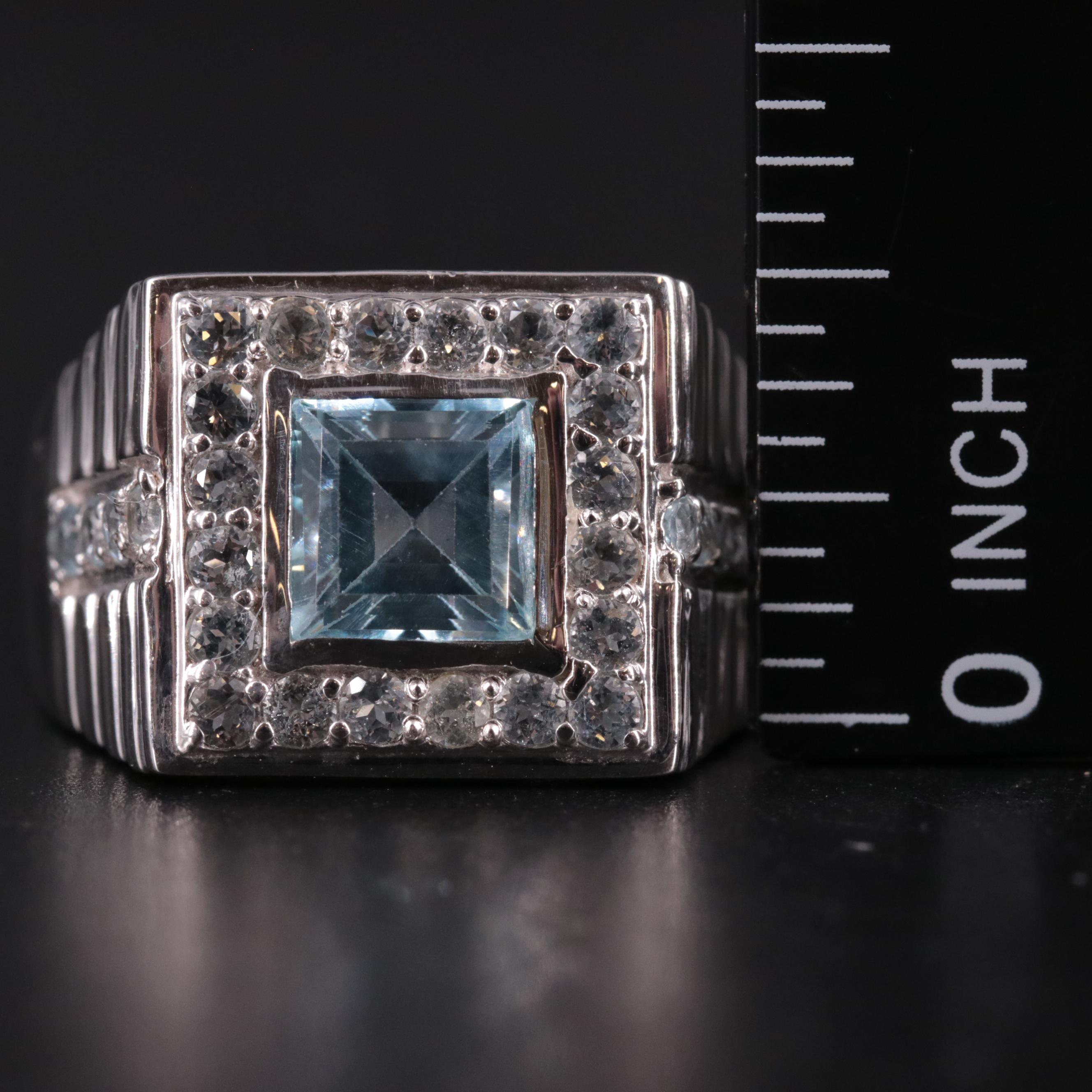 Sterling Silver Topaz Ring