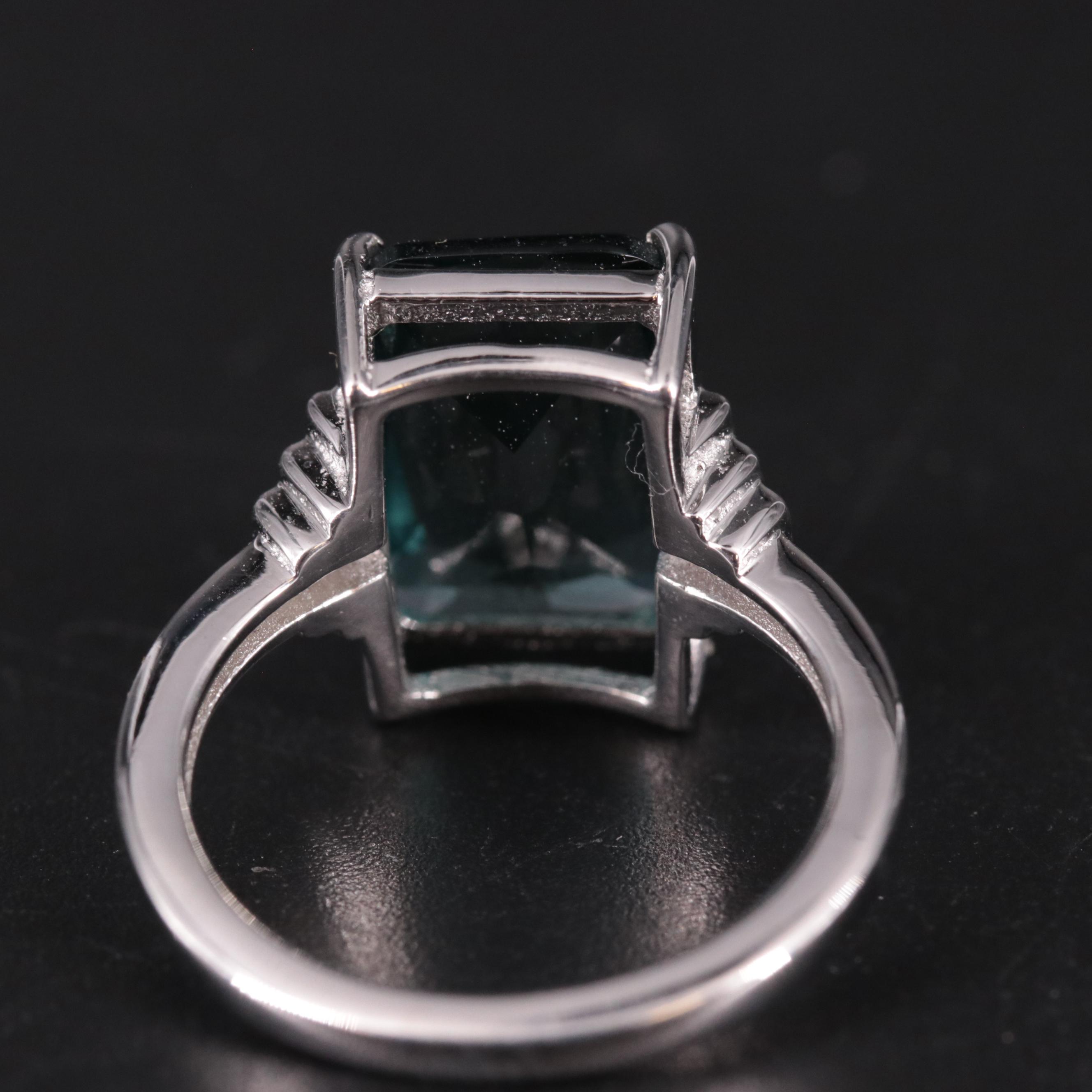 Sterling Silver Topaz Ring