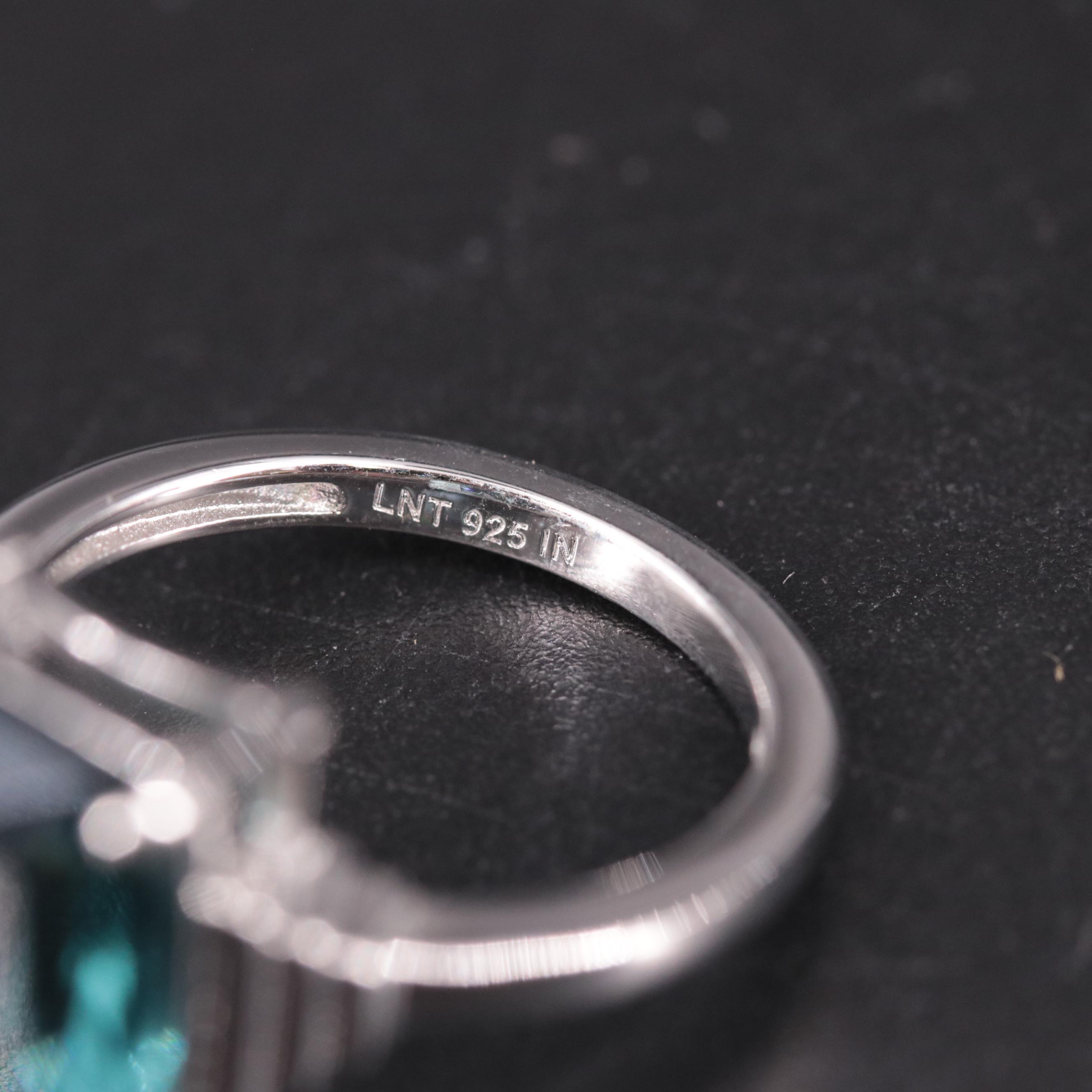 Sterling Silver Topaz Ring