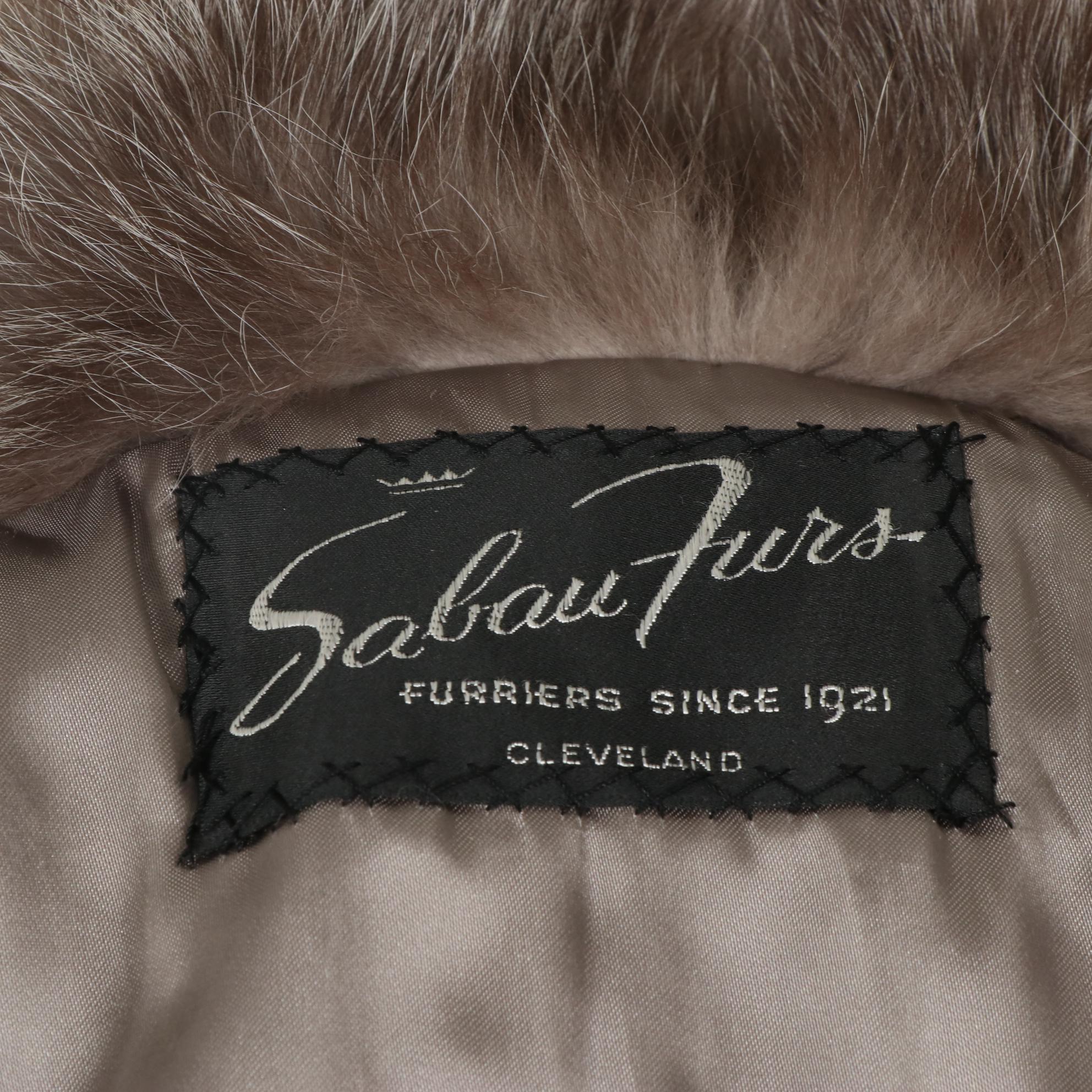 Platinum Fox Fur Jacket From Sabau Furs