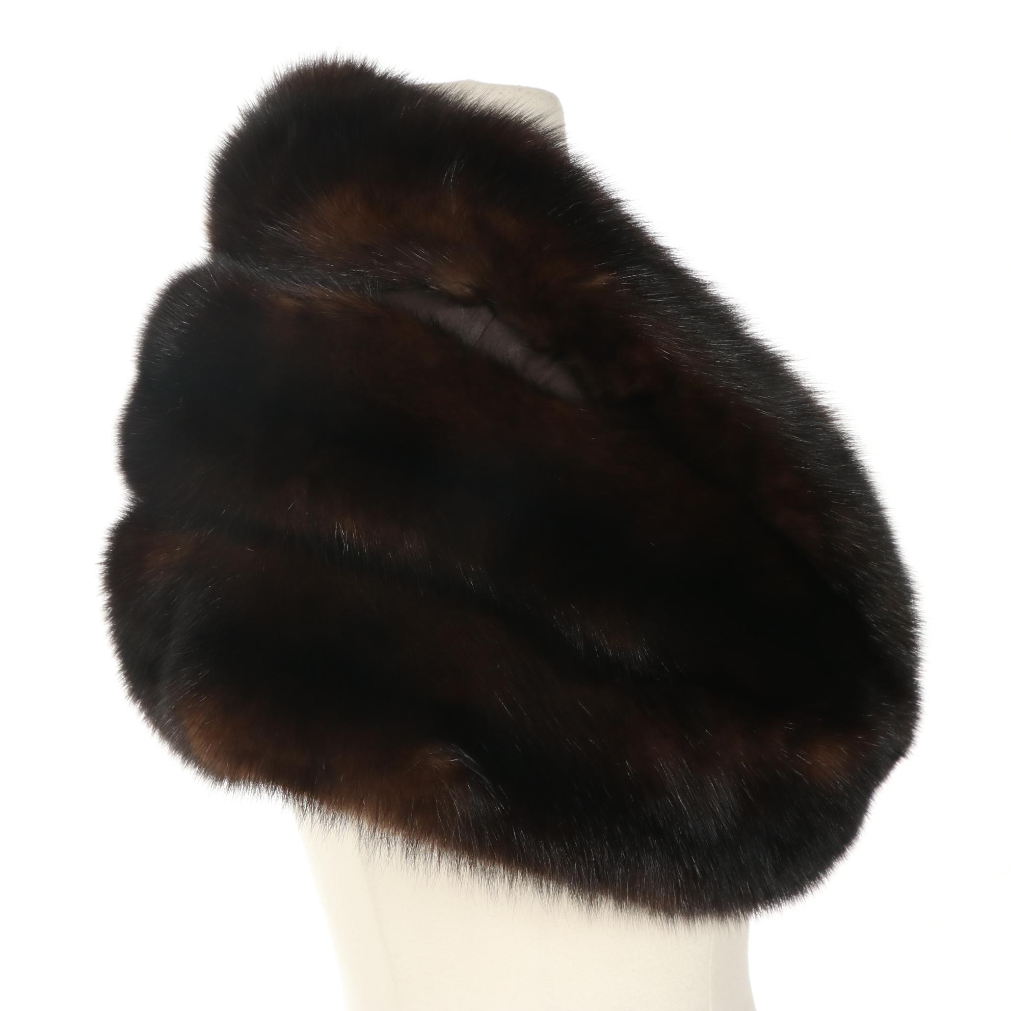 Russian Sable Fur Stole, Mid to Late 20th Century