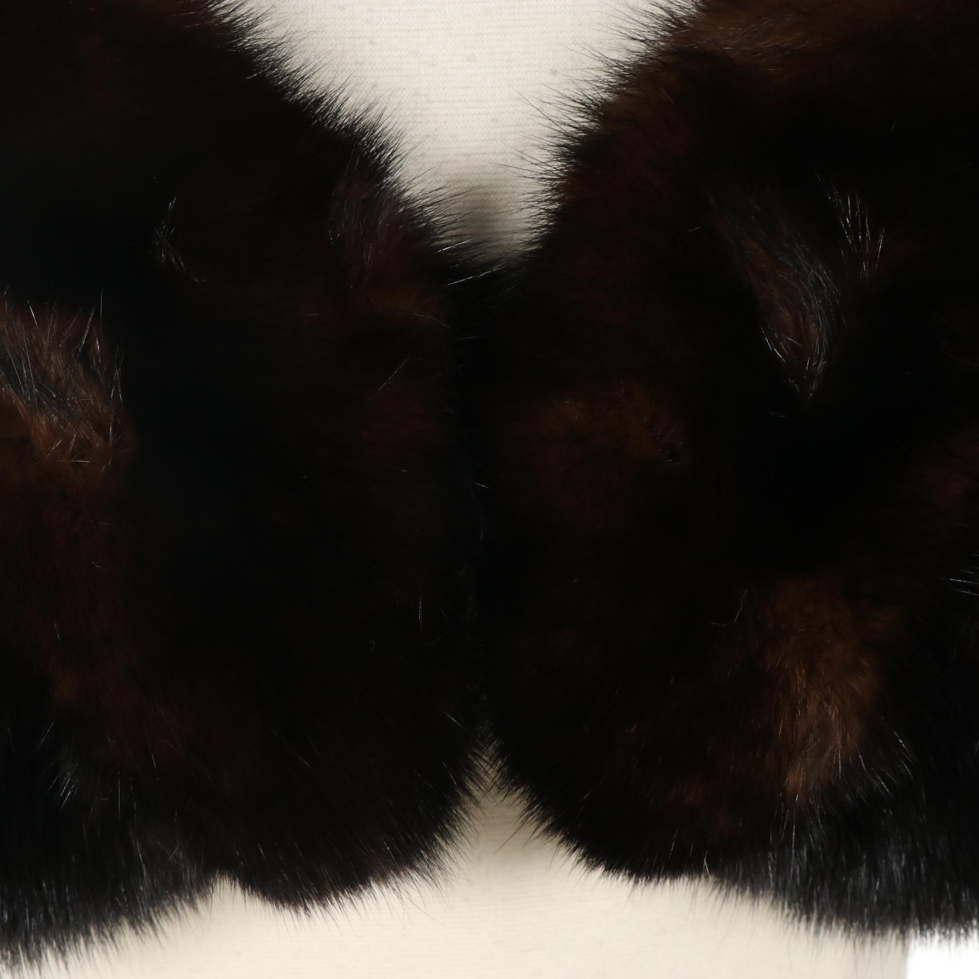 Russian Sable Fur Stole, Mid to Late 20th Century