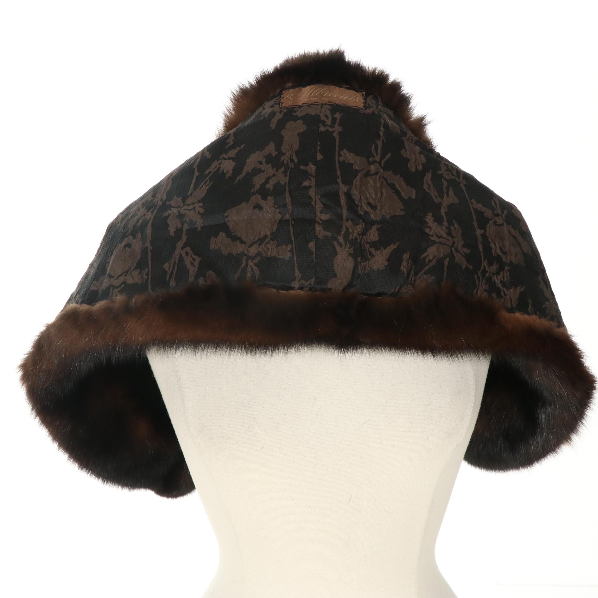 Russian Sable Fur Stole, Mid to Late 20th Century