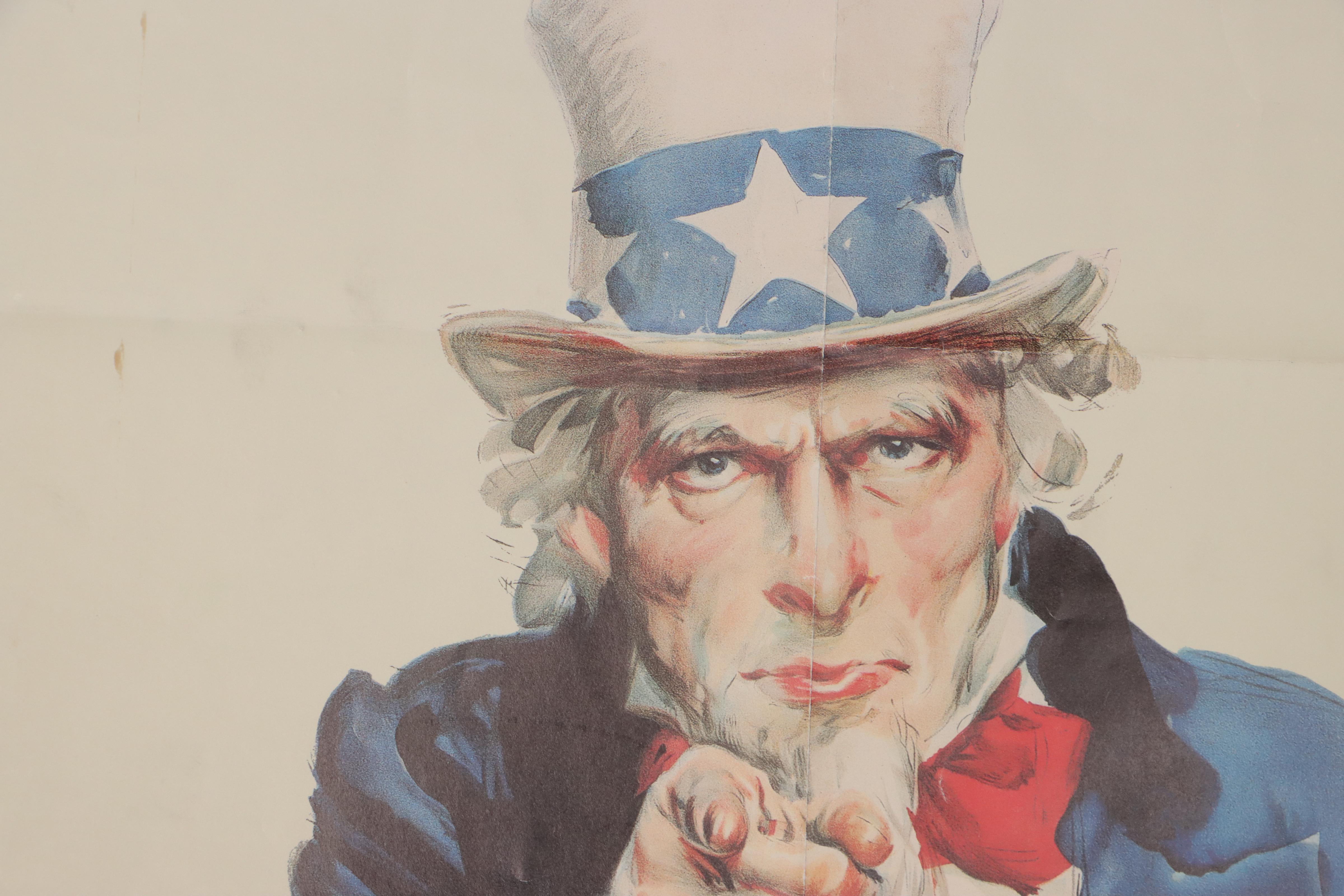 U.S. Army Recruiting Poster After James Montgomery Flagg, 1987