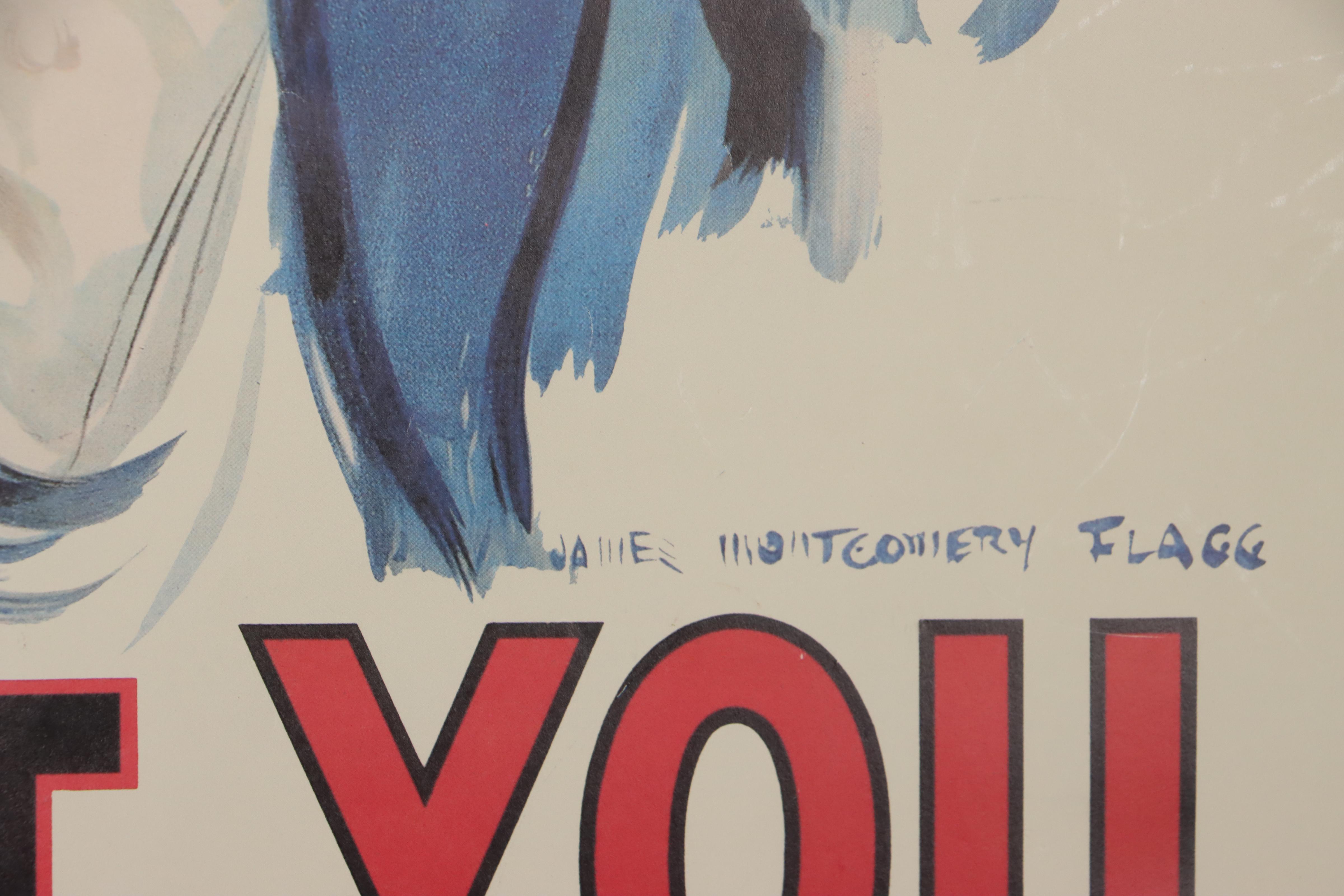 U.S. Army Recruiting Poster After James Montgomery Flagg, 1987